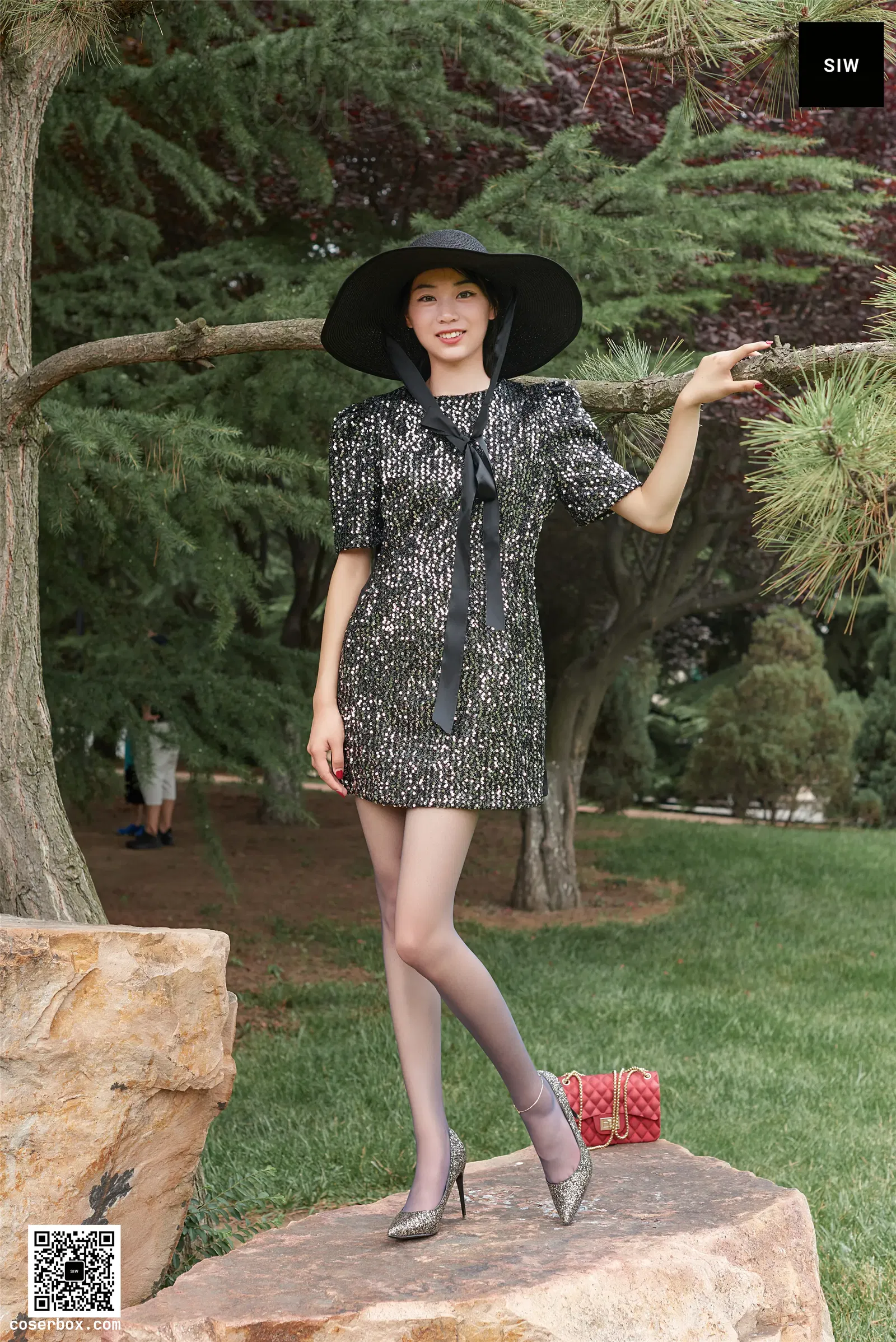 SIW斯文传媒 NO.038 法式亮片山本桔梗小香风裙 - 丽莉 [62P 189.03MB]