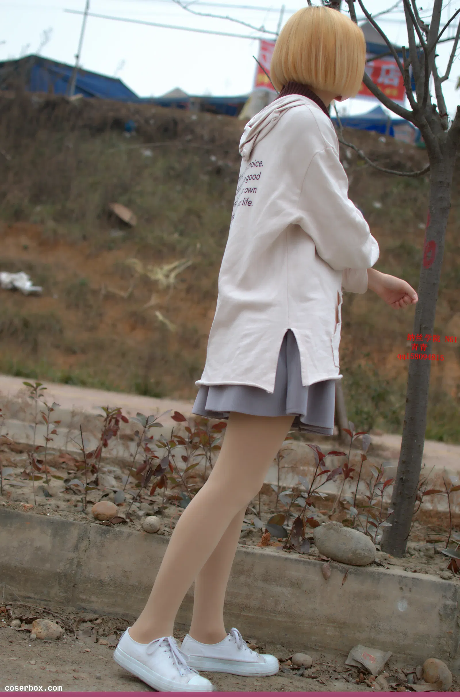 纳丝摄影 NO.061 青青1 肉丝车模 [47P 1V 749.97MB]