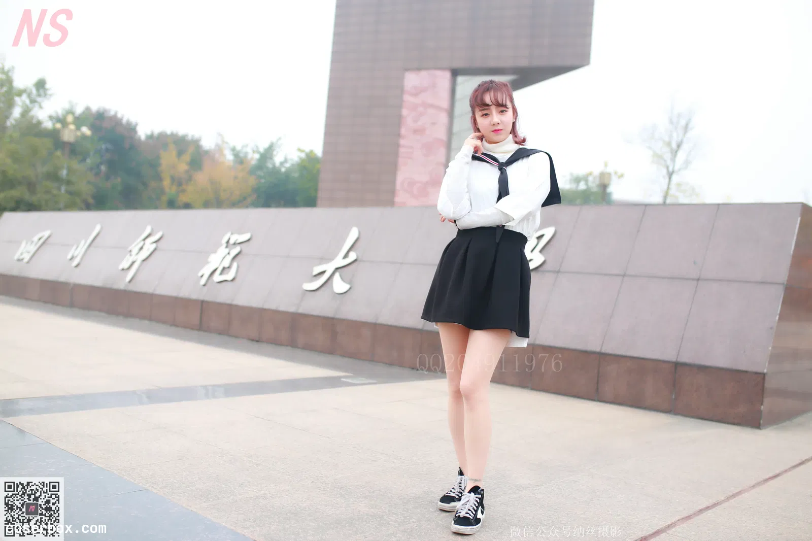 纳丝摄影 NO.100 然然 户外肉色丝袜 [111P 1V 1.42GB]