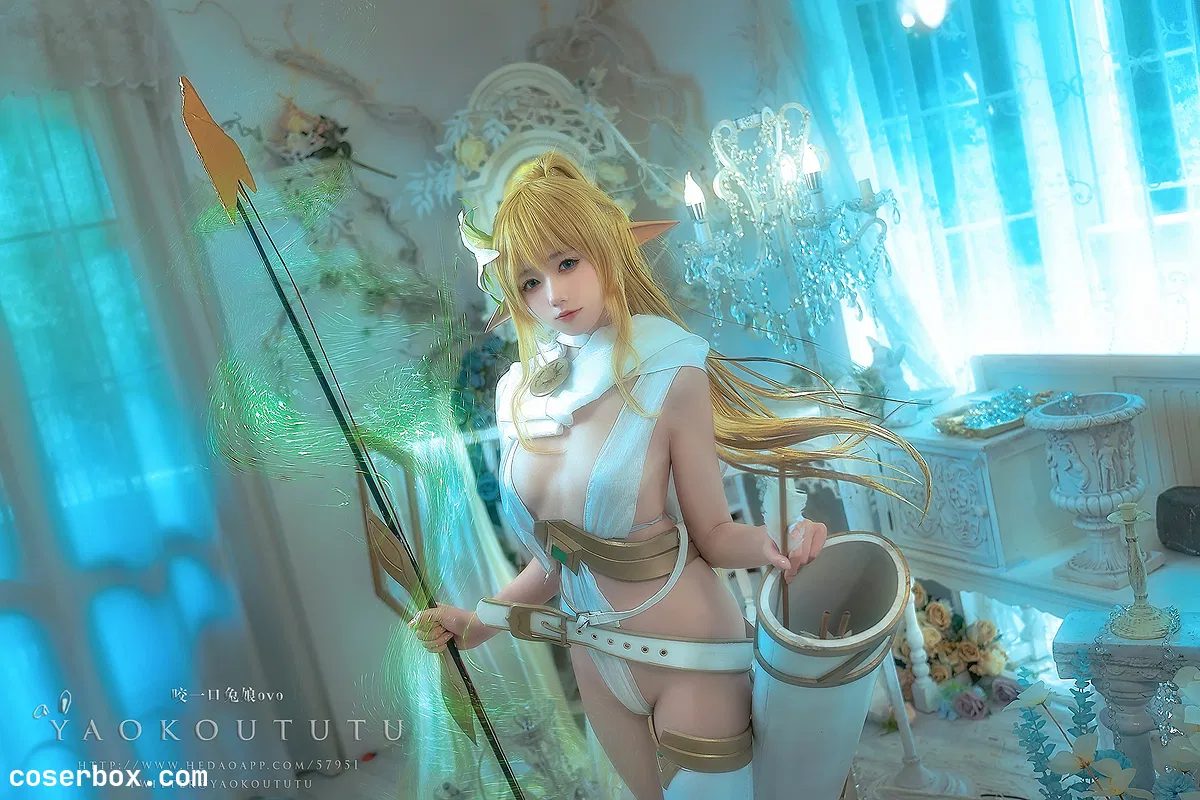 黏黏团子兔 NO.048 六月订阅『精灵 弓箭手』 - 1