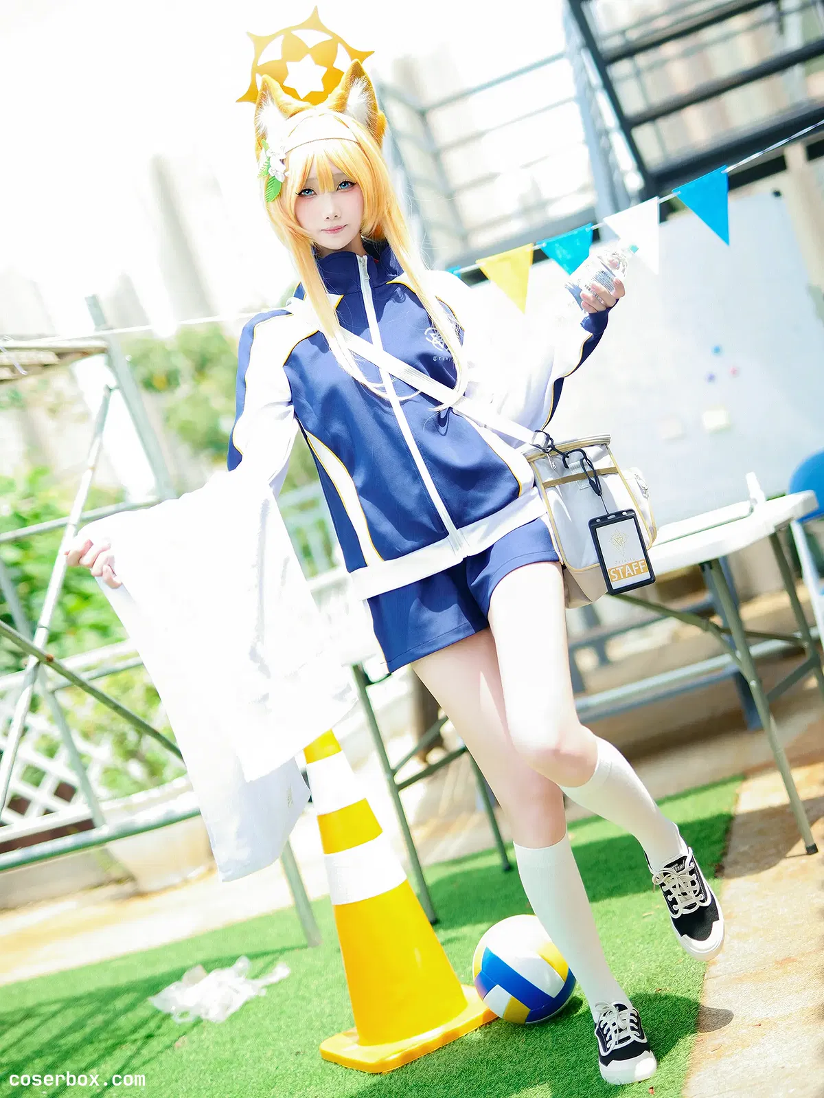 曉美媽 NO.039 《Blue Archive - 伊落マリー（体操服）》cosplay vol - 2