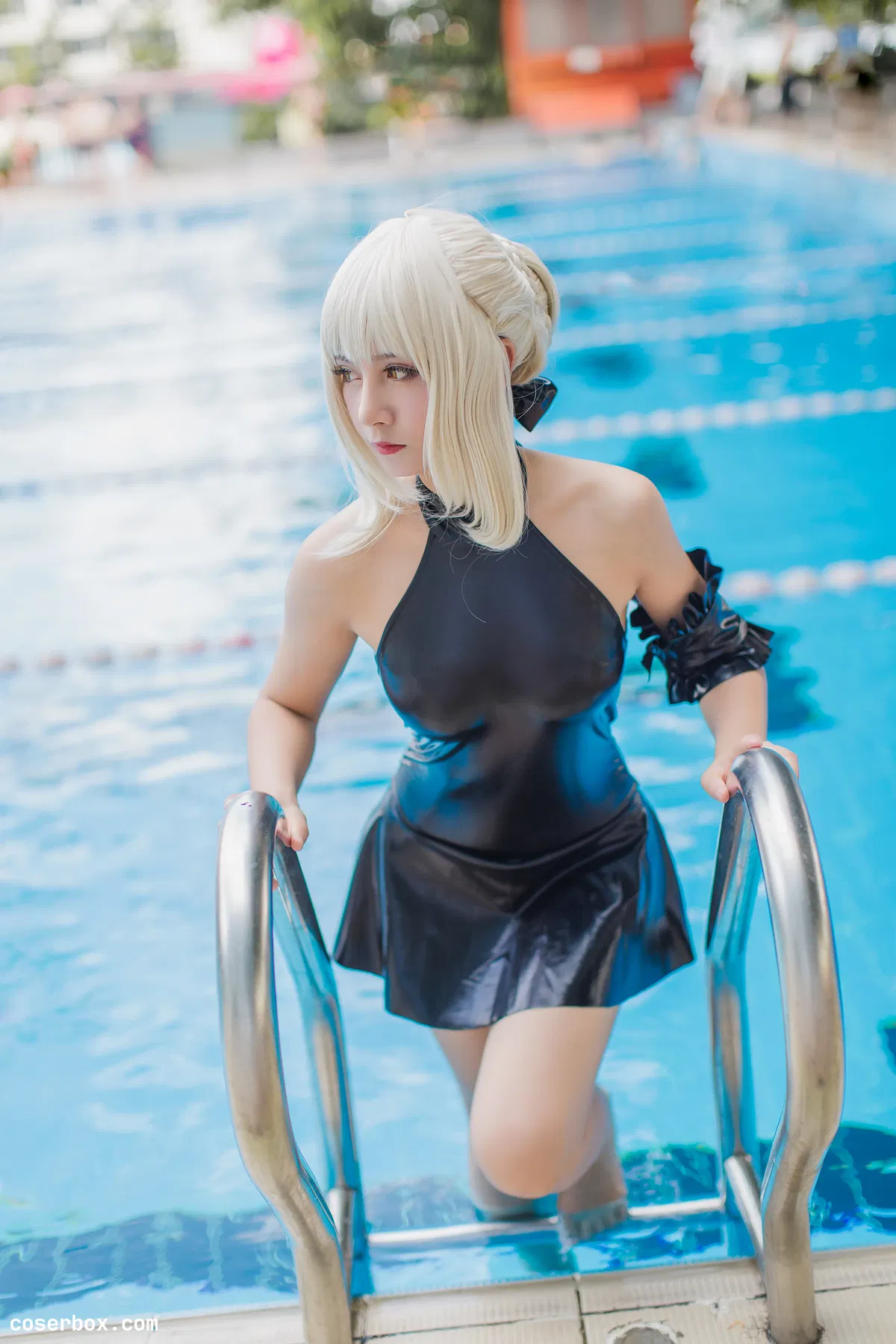 秋山AkI NO.006 水着黑SABER - 1