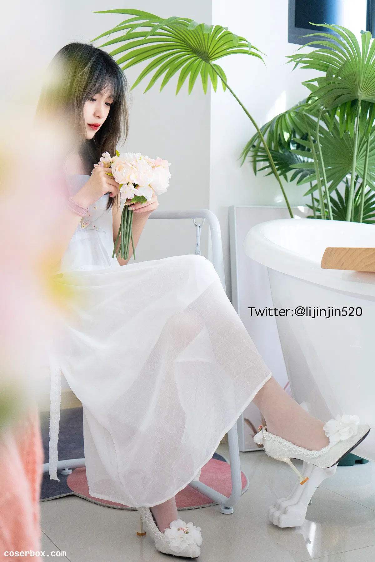 梨瑾瑾 NO.017 室内吊带裙 - 2