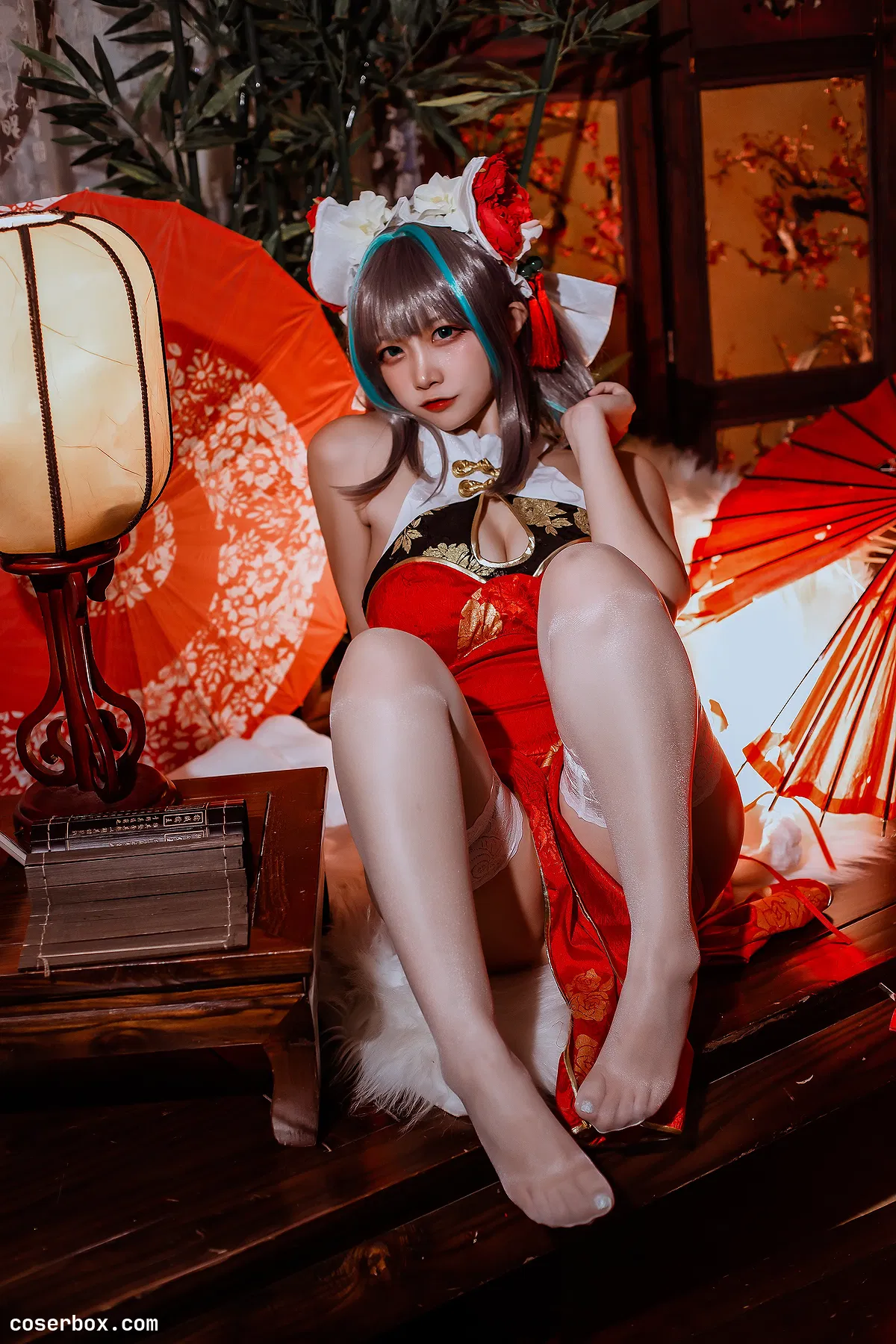 二佐Nisa NO.149 碧蓝柴郡旗袍 - 1