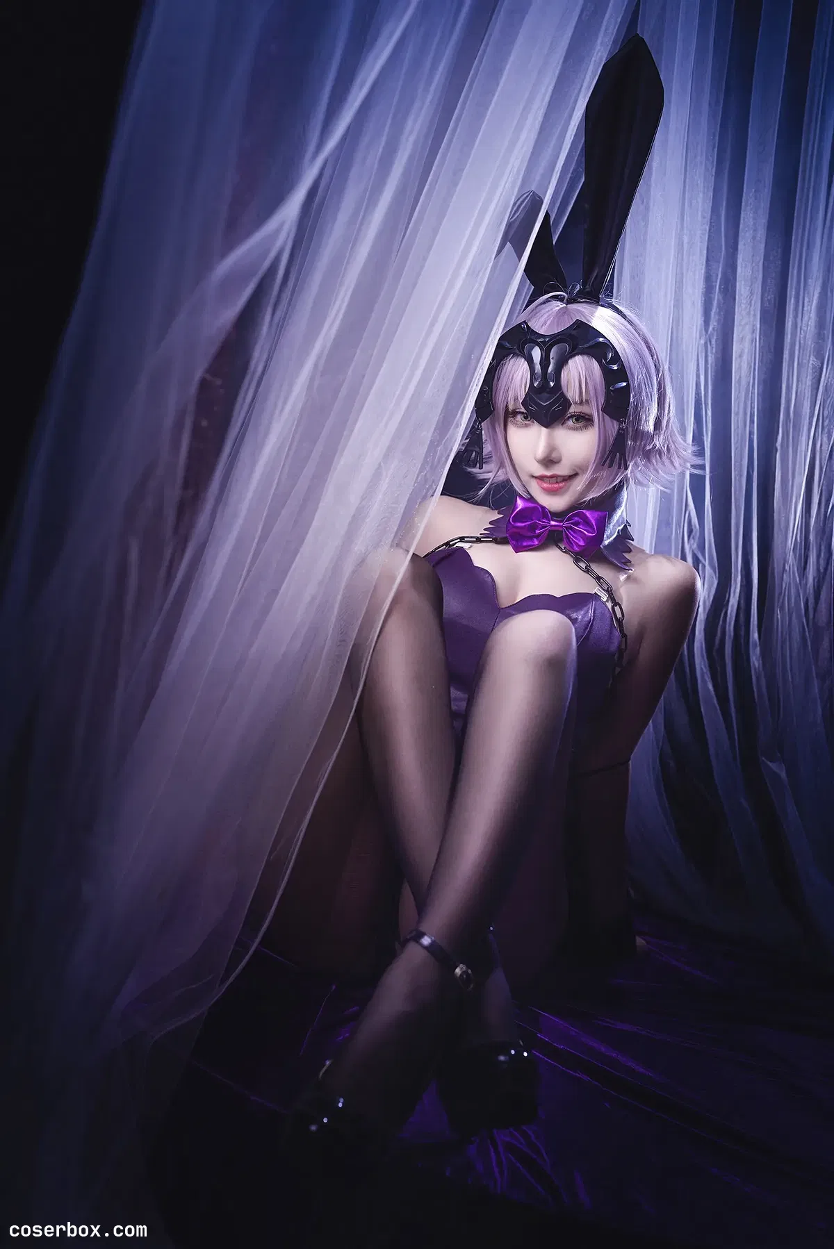 菌烨tako NO.011黑贞德兔女郎 [9P 4.77MB] - 1