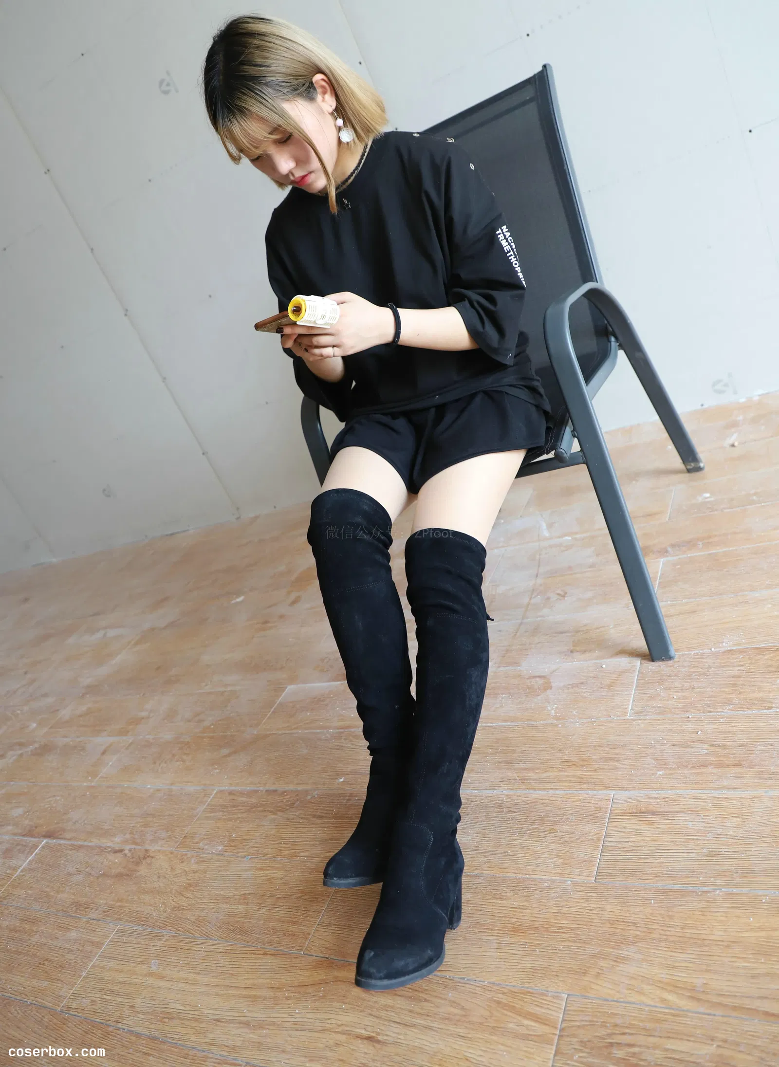 ISS山茶摄影 NO.314 肉丝长靴 [99P 127.82MB]