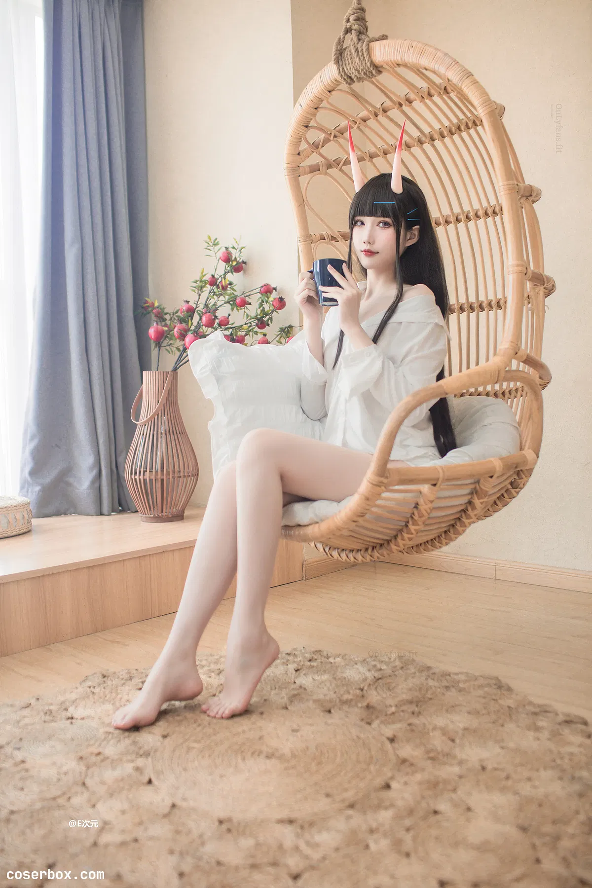 花兮_honoka NO.003 能代 宁静的六叠间 [18P 382.29MB] - 1