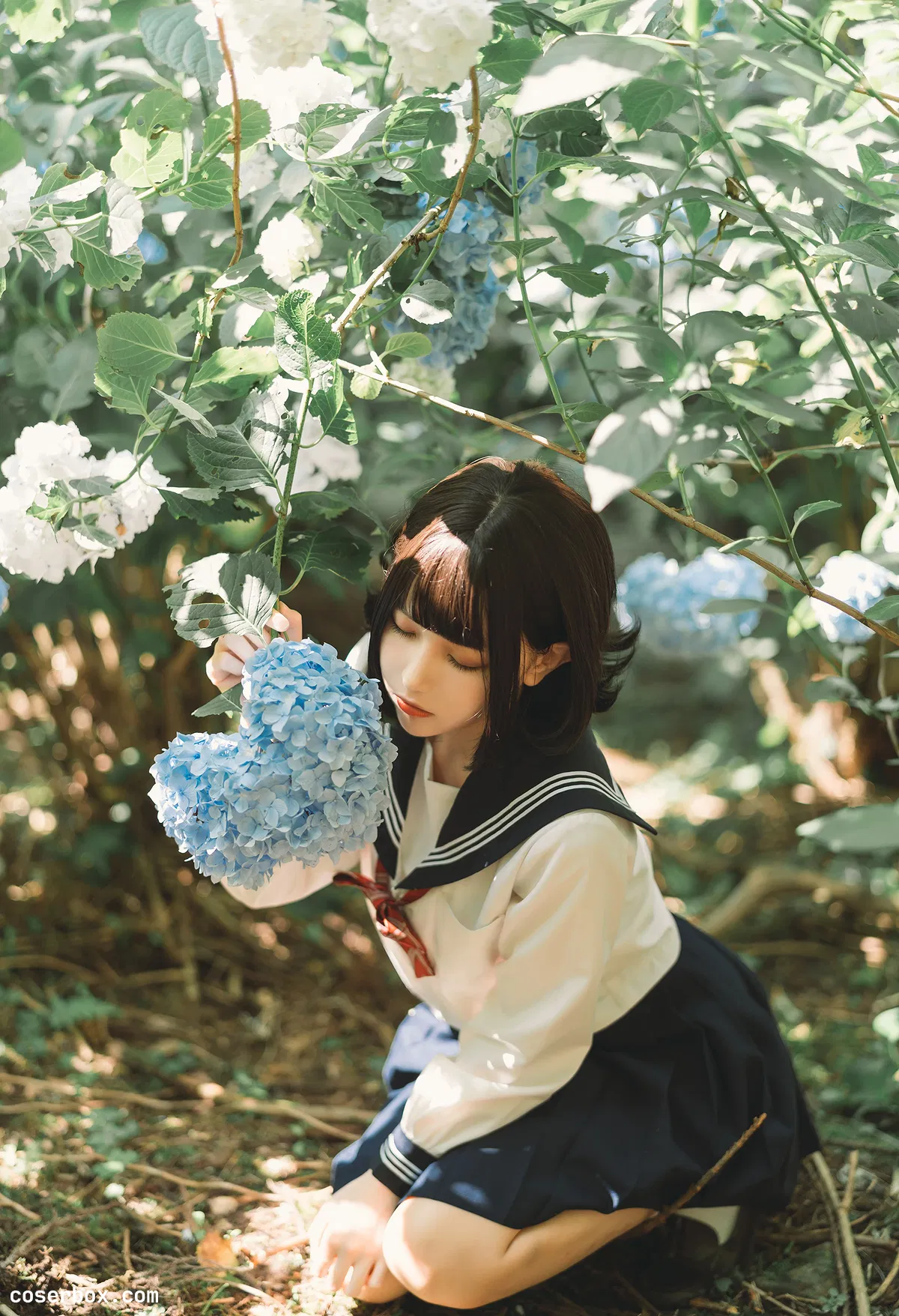 凛子酱 NO.020 紫阳花 - 1