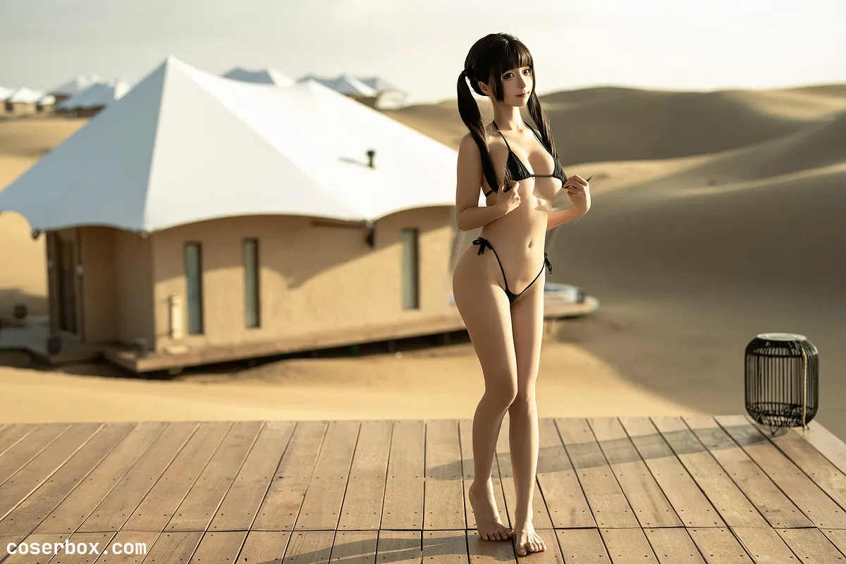 蠢沫沫 NO.249 沙漠比基尼 - 1
