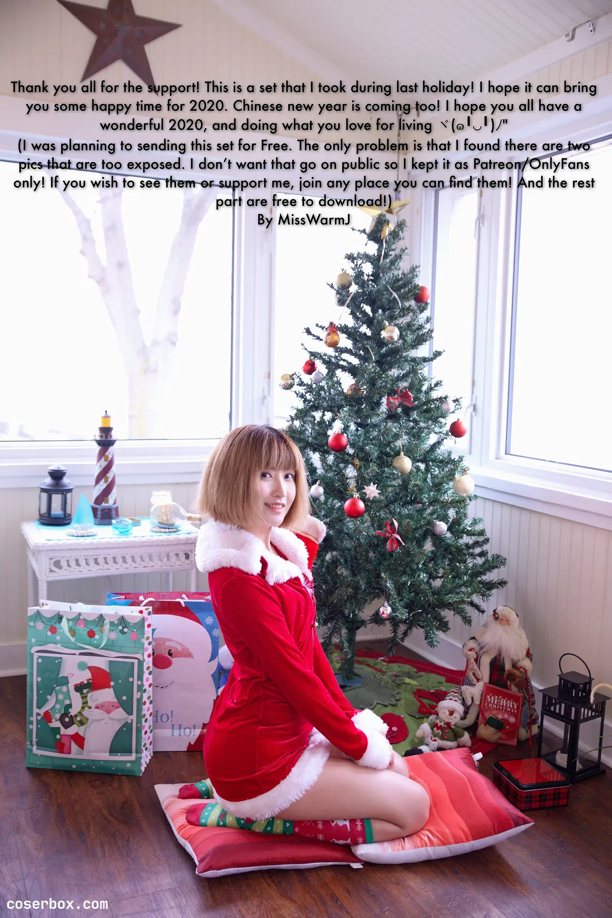 Miss WarmJ NO.005 2020 Free New Year Set! [26P 162.23MB] - 1