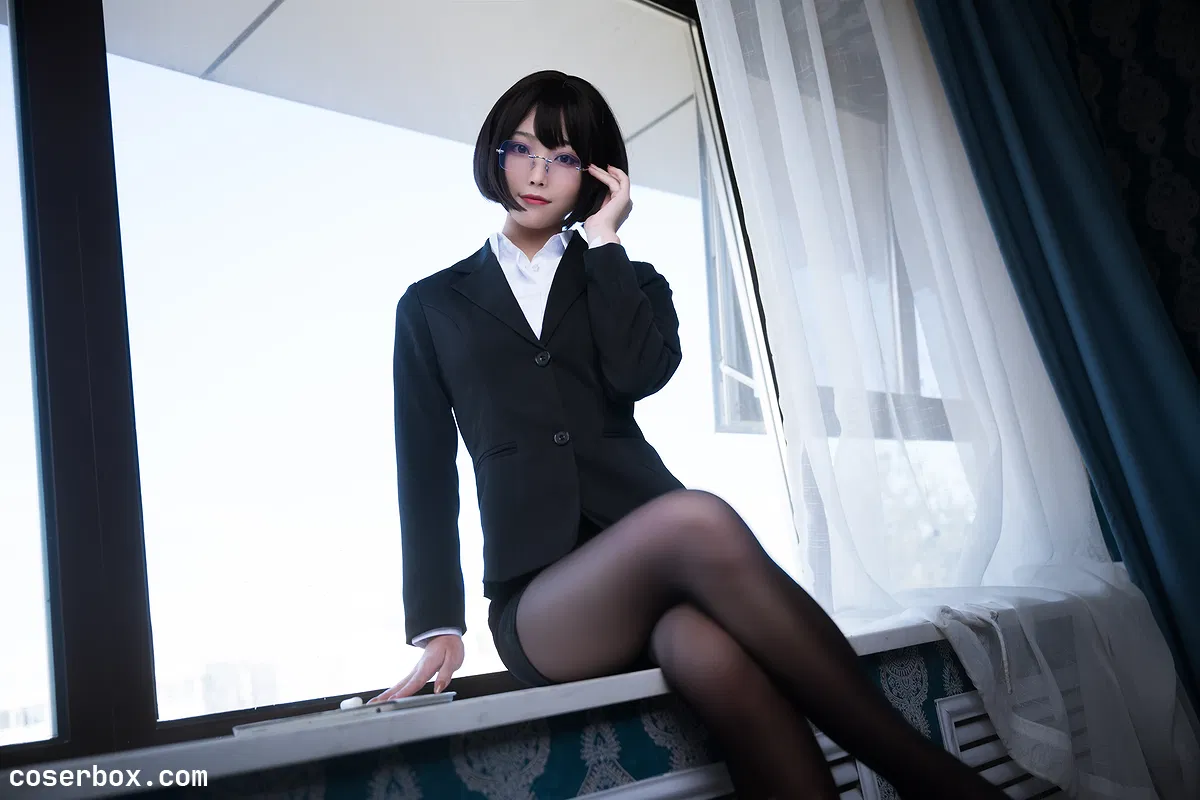 汪知子 NO.002 黑丝OL [16P 139.12MB] - 1