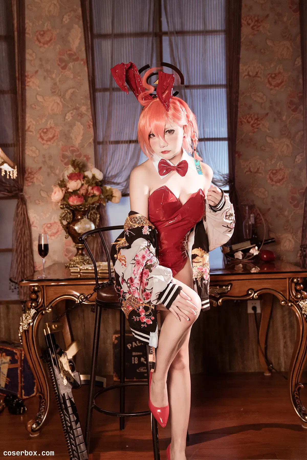 是一只熊仔吗 NO.013 Blue Archive Neru Mikamo Bunny 碧蓝档案 美甘宁瑠 [35P 128.21MB] - 1