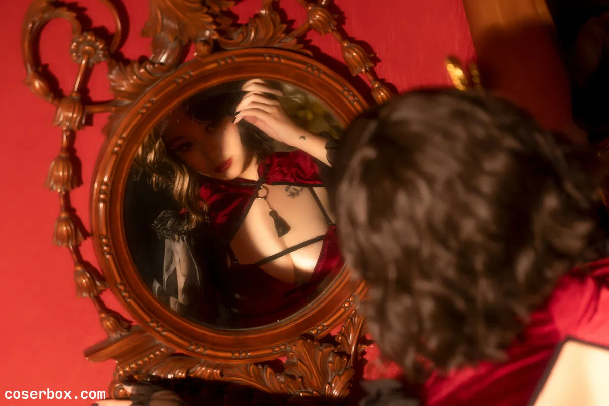 棕桠阿狗崽 NO.009 红丝绒旗袍 [16P 144.99MB] - 2