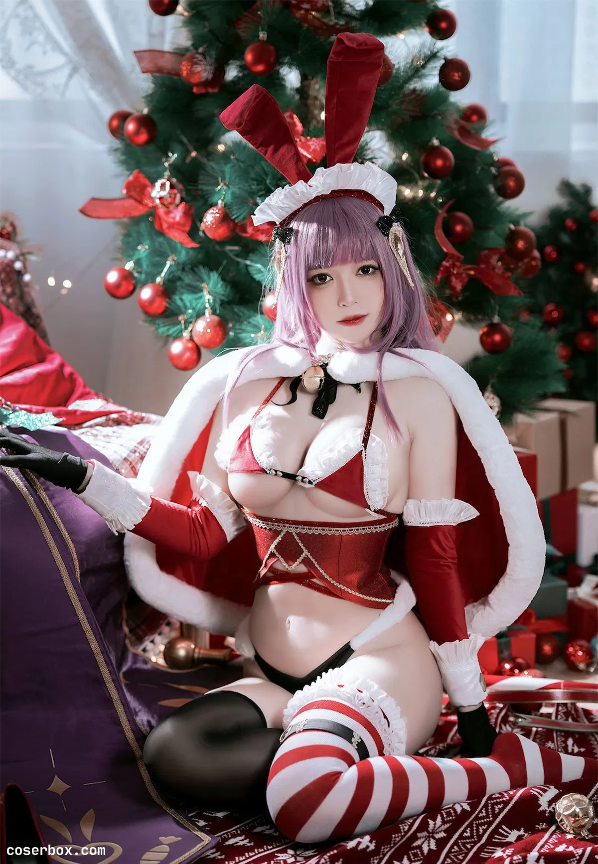 半半子 NO.057 Christmas Bunny Aike - 1