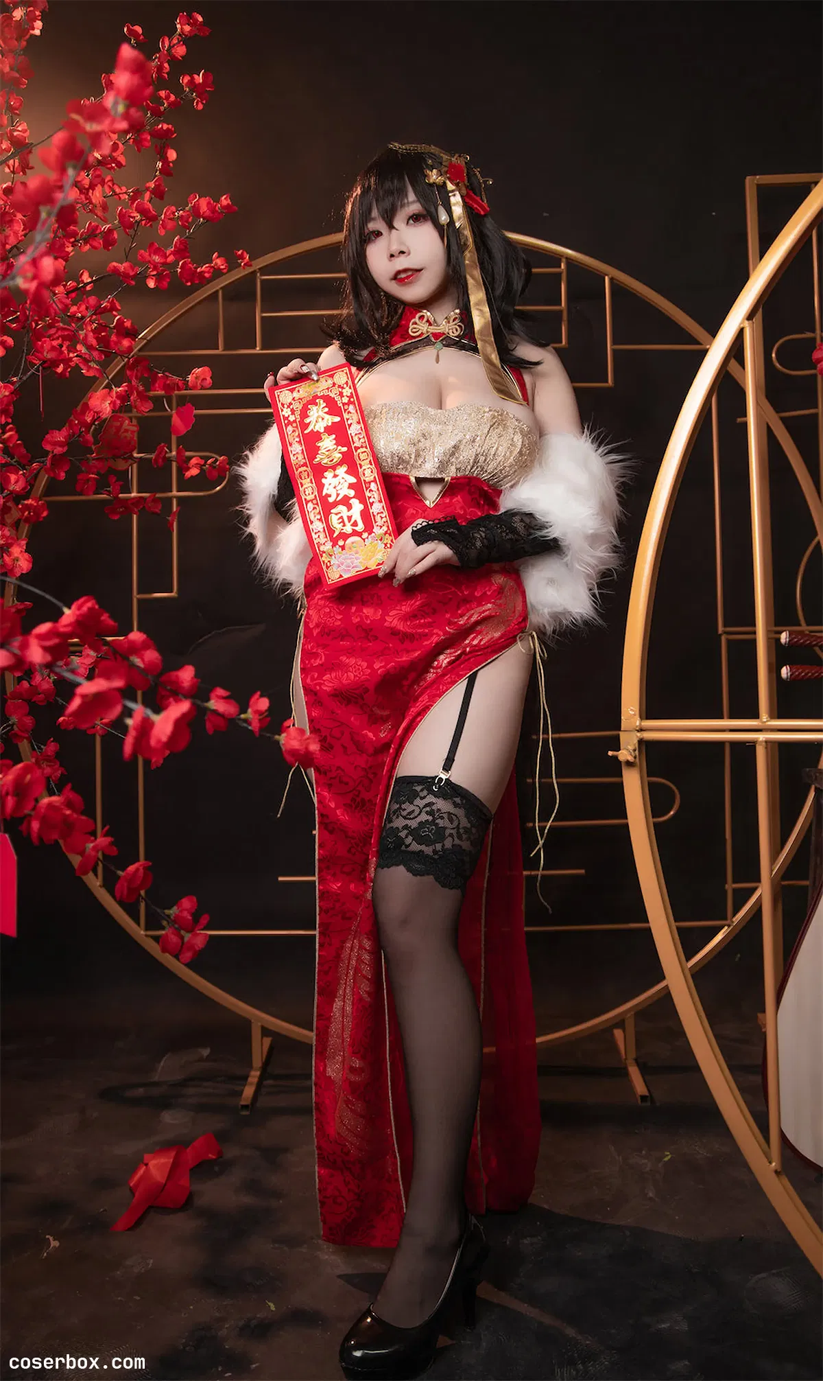 自闭颜球球 NO.016 碧蓝航线 大凤红旗袍 [59P 321.94MB] - 1