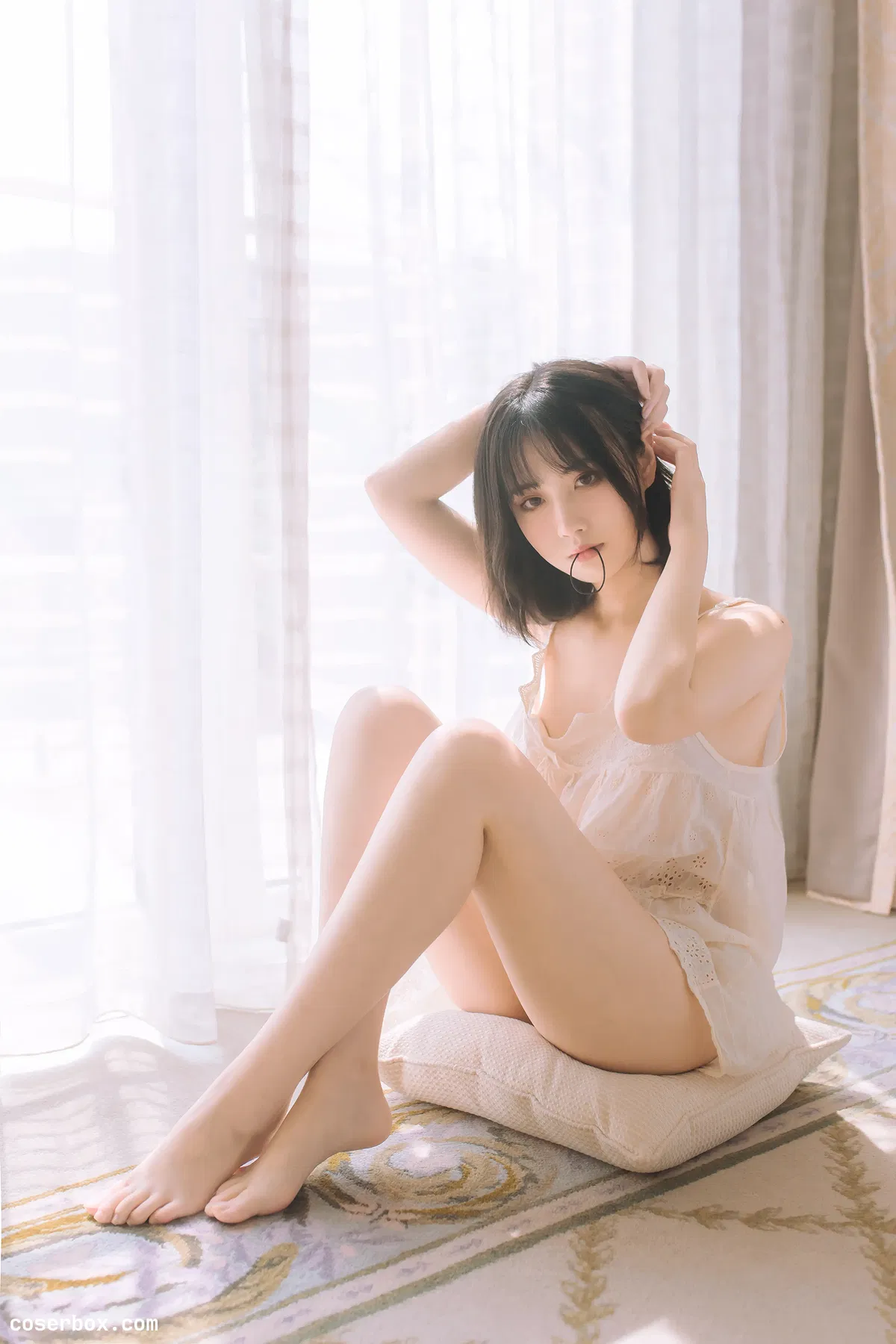 念雪ww NO.014 白色吊带 [55P 452.54MB] - 1