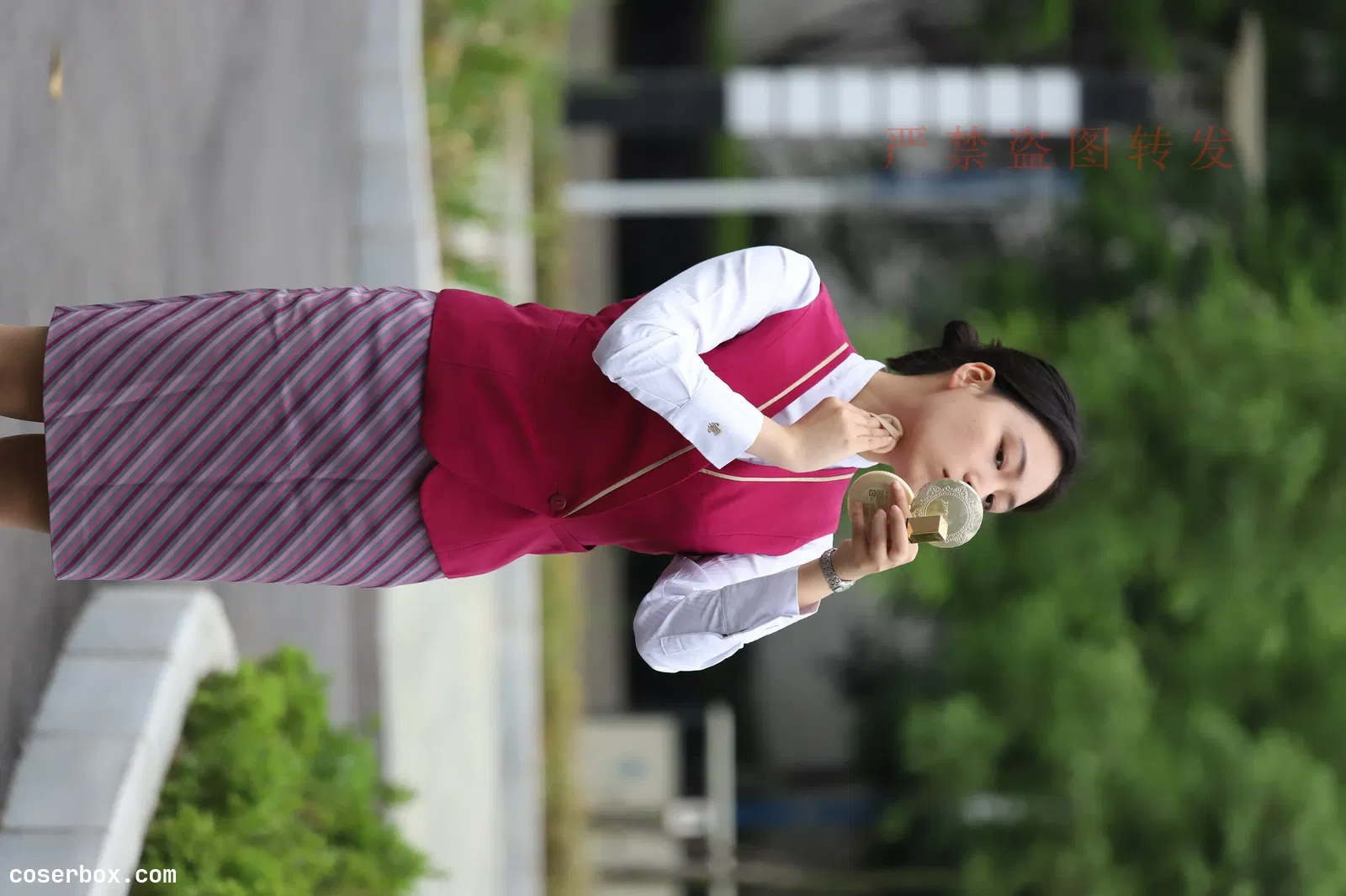 大西瓜爱牙膏 2018 5月活动 模特2 空乘制服 [419P 1V 2.05GB]