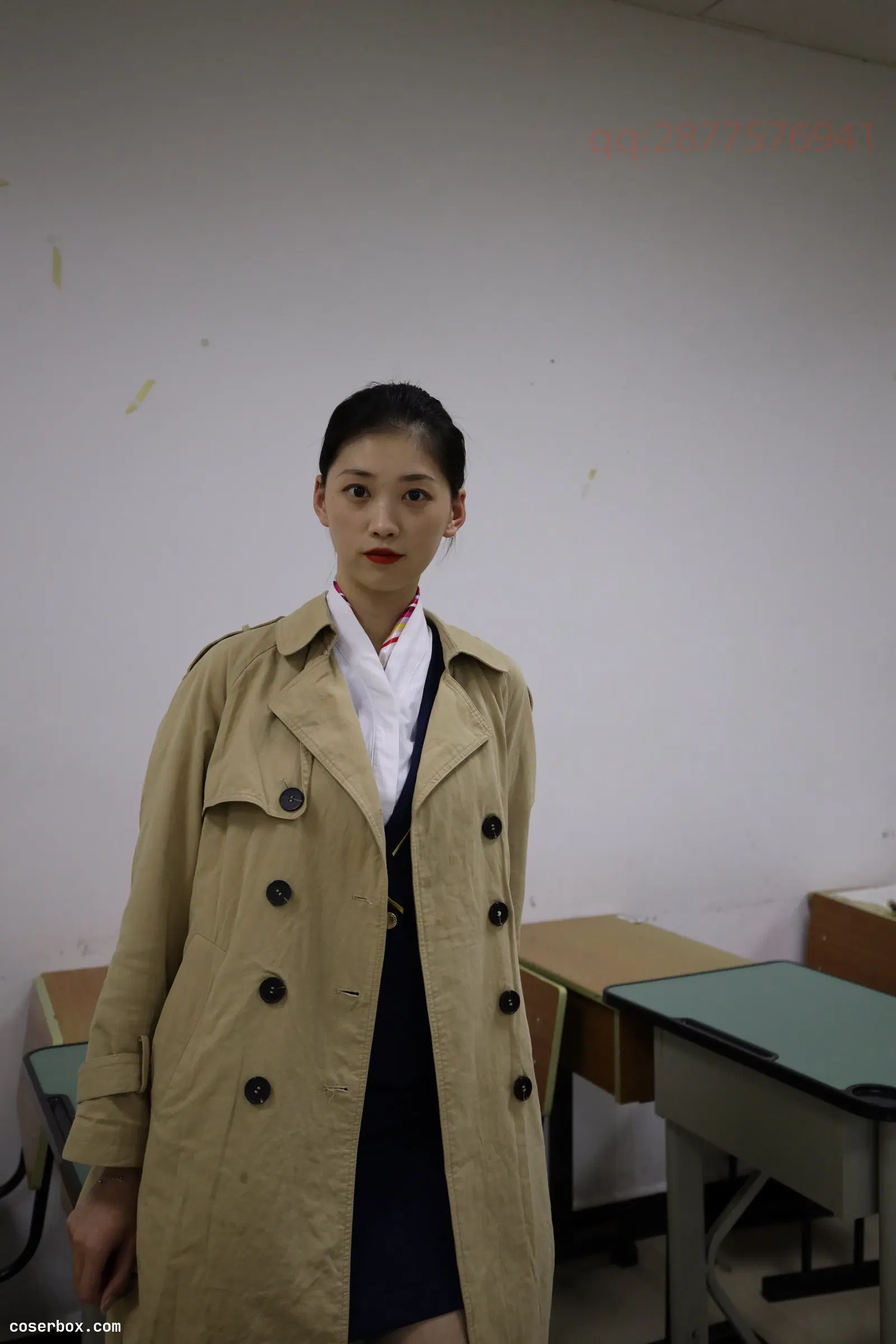 大西瓜爱牙膏 2021年01月 01 教室空姐制服 [256P 1V 1.38GB]