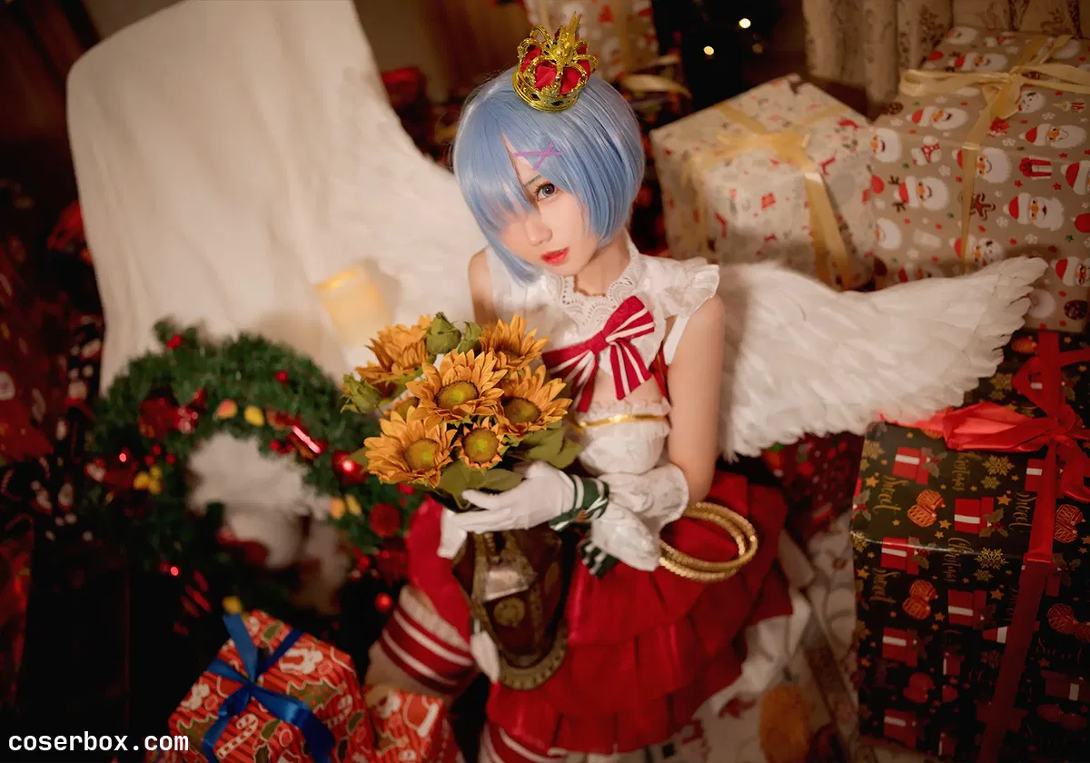 花柒Hana NO.003 圣诞蕾姆cos正片 [22P 68.74MB] - 1