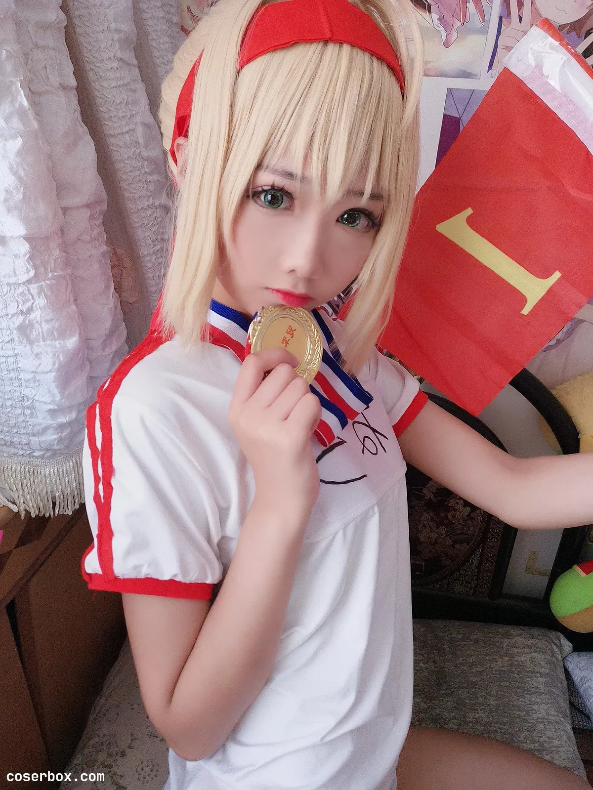 羽天Shine NO.11 FATEEXTRA COS可爱尼禄体操服御姐FATE [11P 45.26MB] - 1