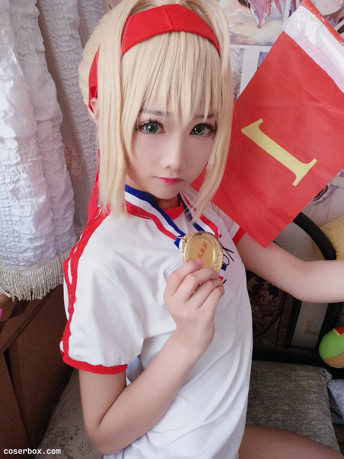 羽天Shine NO.11 FATEEXTRA COS可爱尼禄体操服御姐FATE [11P 45.26MB] - 2