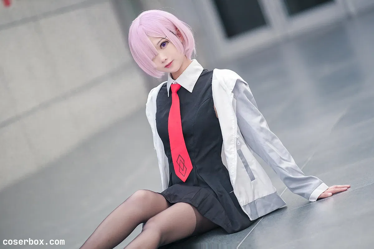 羽天Shine NO.16 FATEGRAND ORDER COS玛修FATE可爱马修学妹场照 [9P 20.89MB] - 1