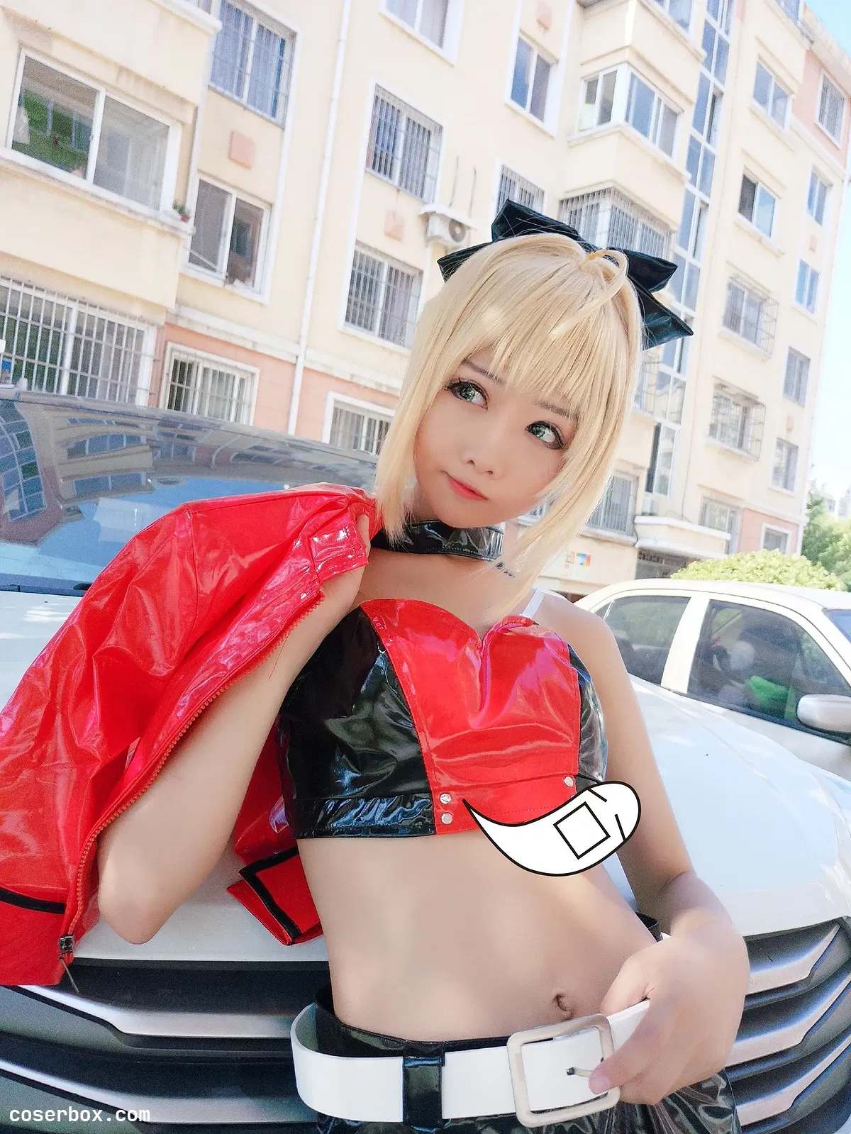 羽天Shine NO.12 FATEEXTRA COS尼禄塞车娘可爱御姐 [9P 35.8MB] - 2