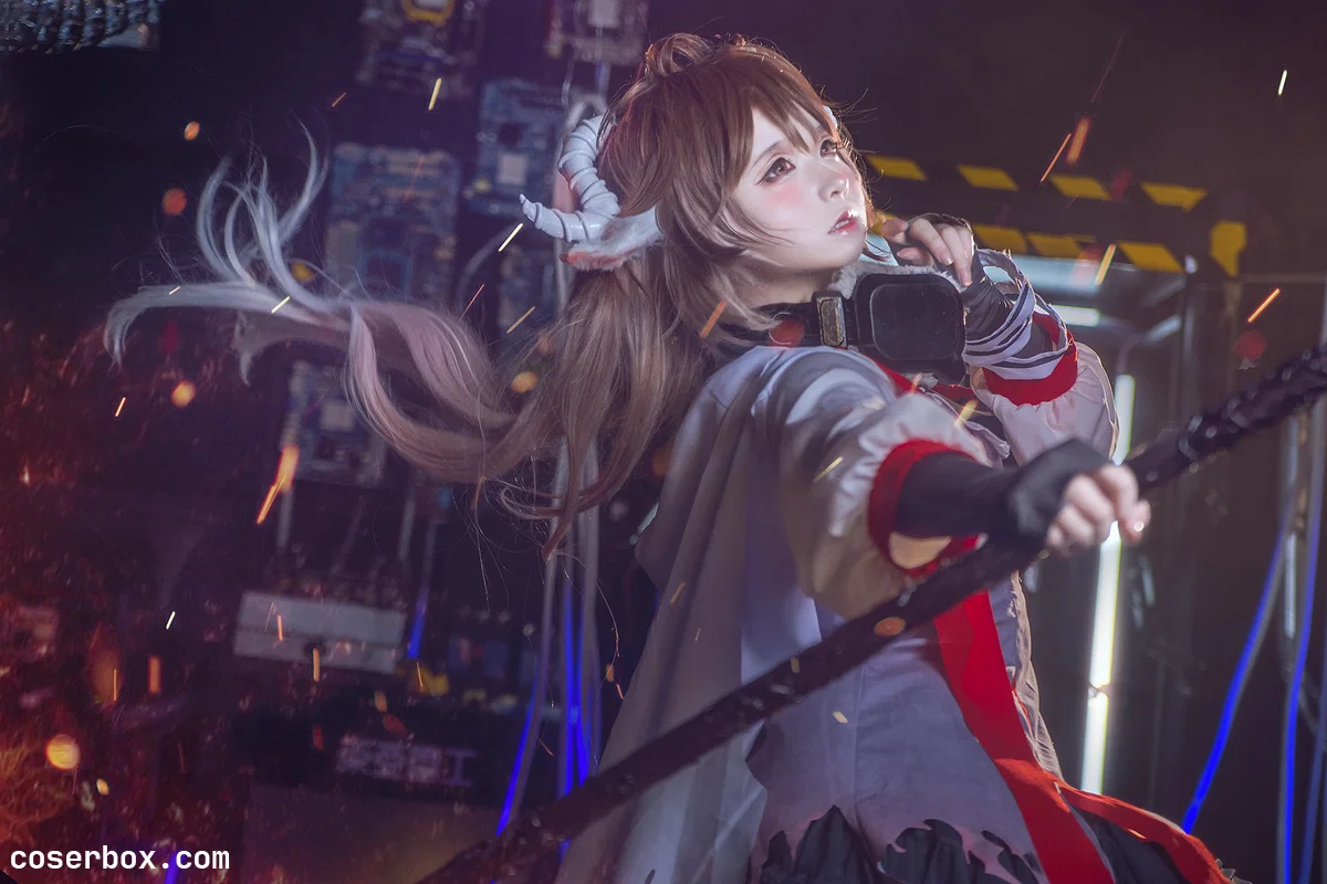 渊秧 NO.017 明日方舟-艾雅法拉cos [20P 17.74MB] - 1