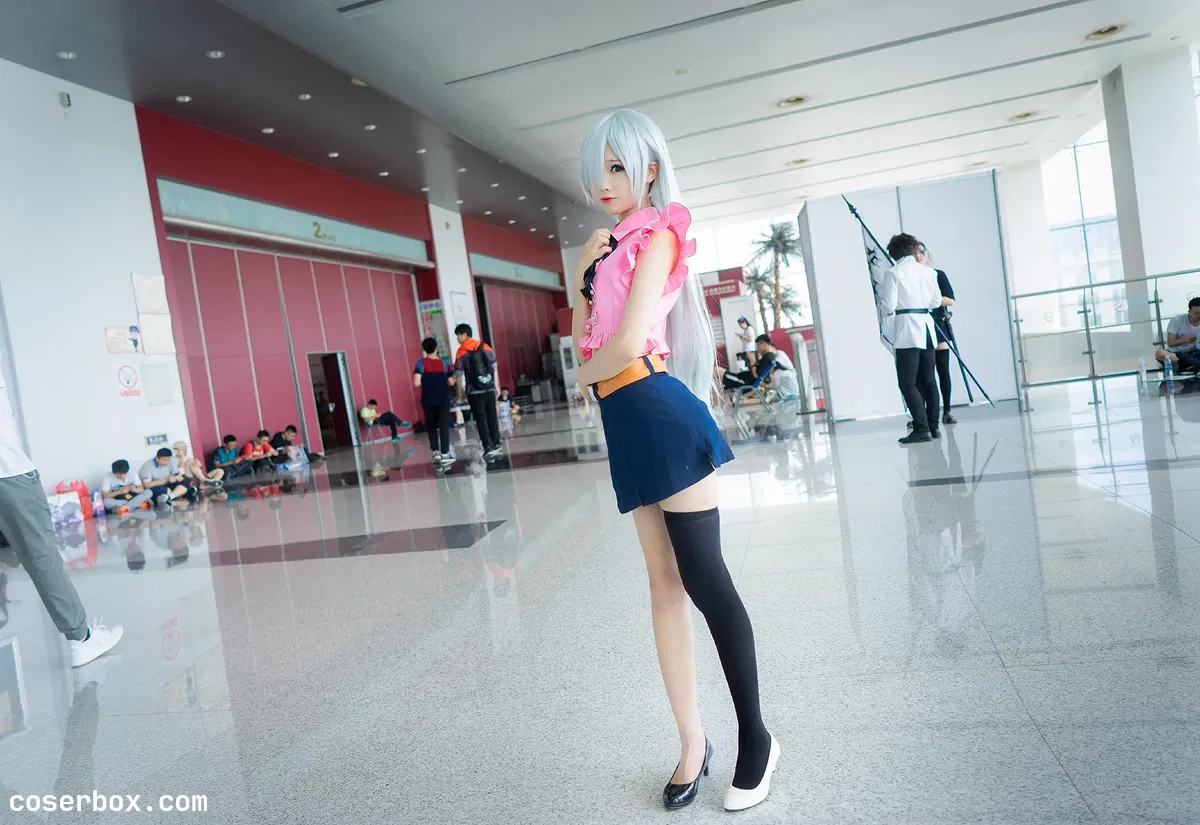 羽天Shine NO.65 七原罪COS可爱伊丽莎白场照2 [9P 19.58MB] - 1