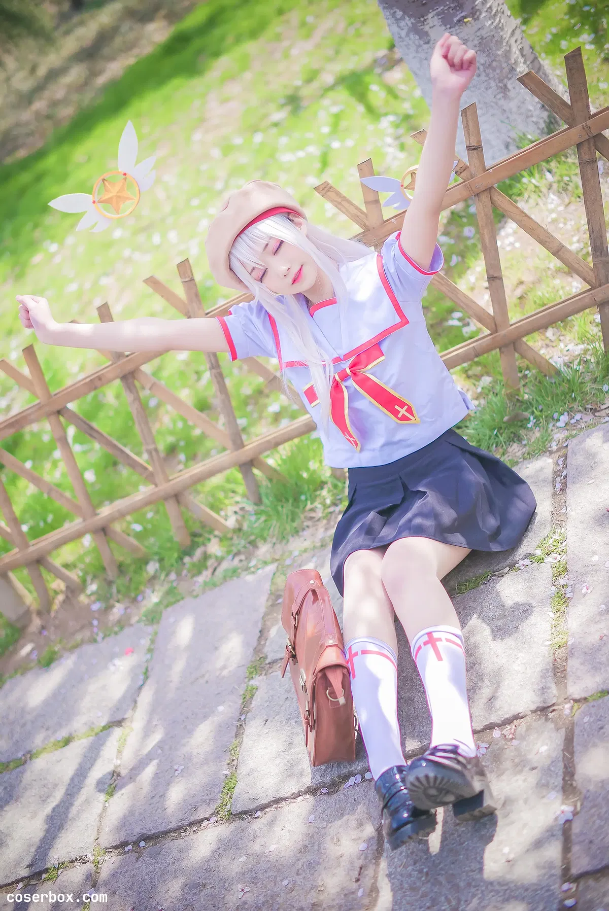 羽天Shine NO.59 魔法少女伊莉雅COS可爱马猴烧酒 [13P 62.5MB] - 1