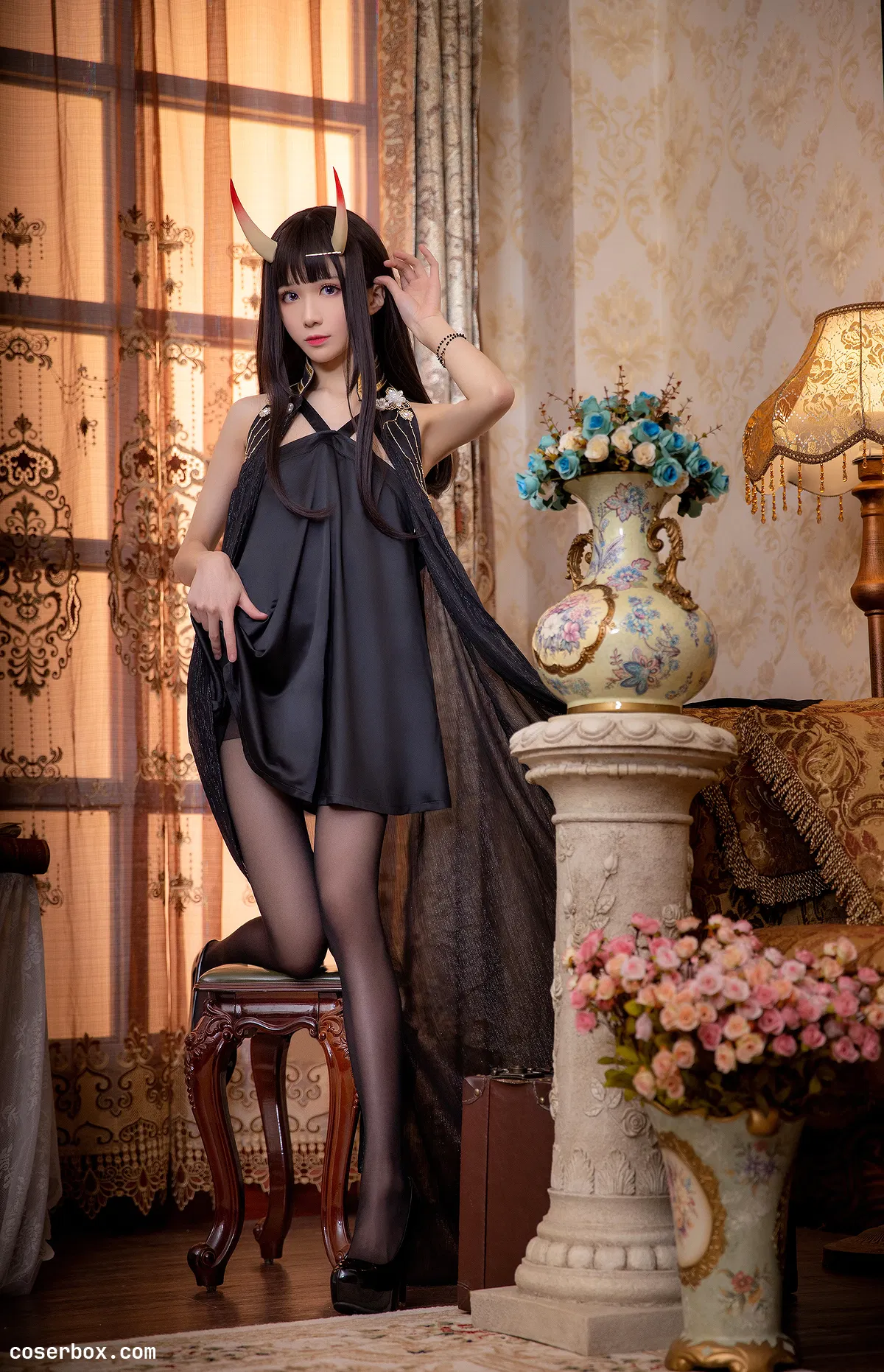 Tomoyo酱 NO.02 碧蓝 能代礼服 [12P 270.68MB] - 1