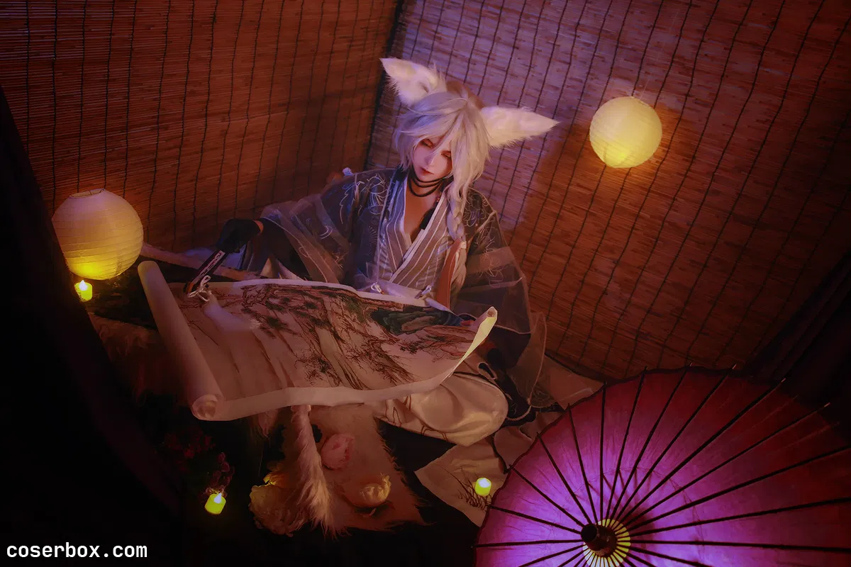 渊秧 NO.023 阴阳师手游--妖狐-逐月照君 [15P 6.08MB] - 1