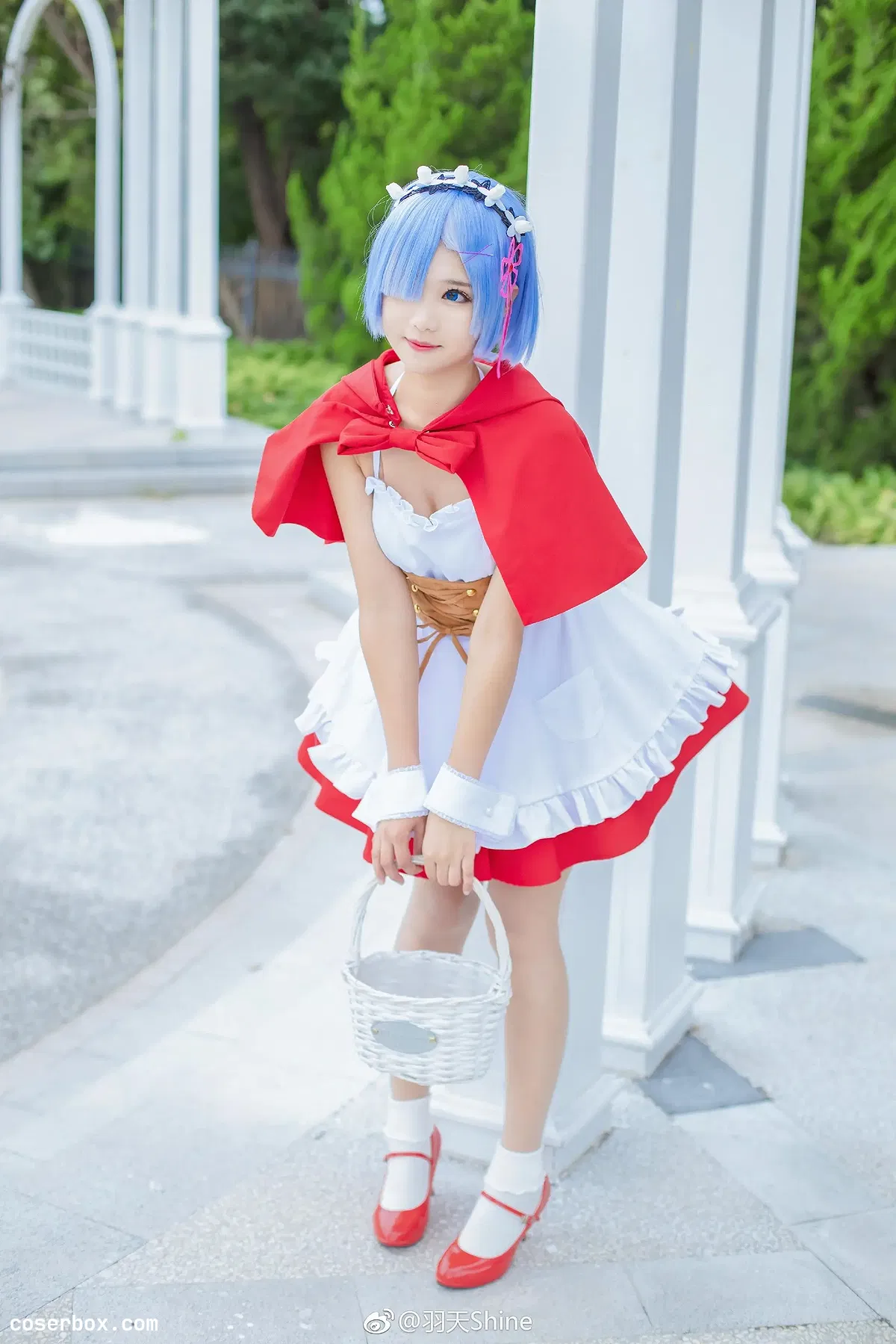 羽天Shine NO.27 RE从零开始的异世界生活COS可爱御姐蕾姆拉姆 [12P 37.94MB] - 1