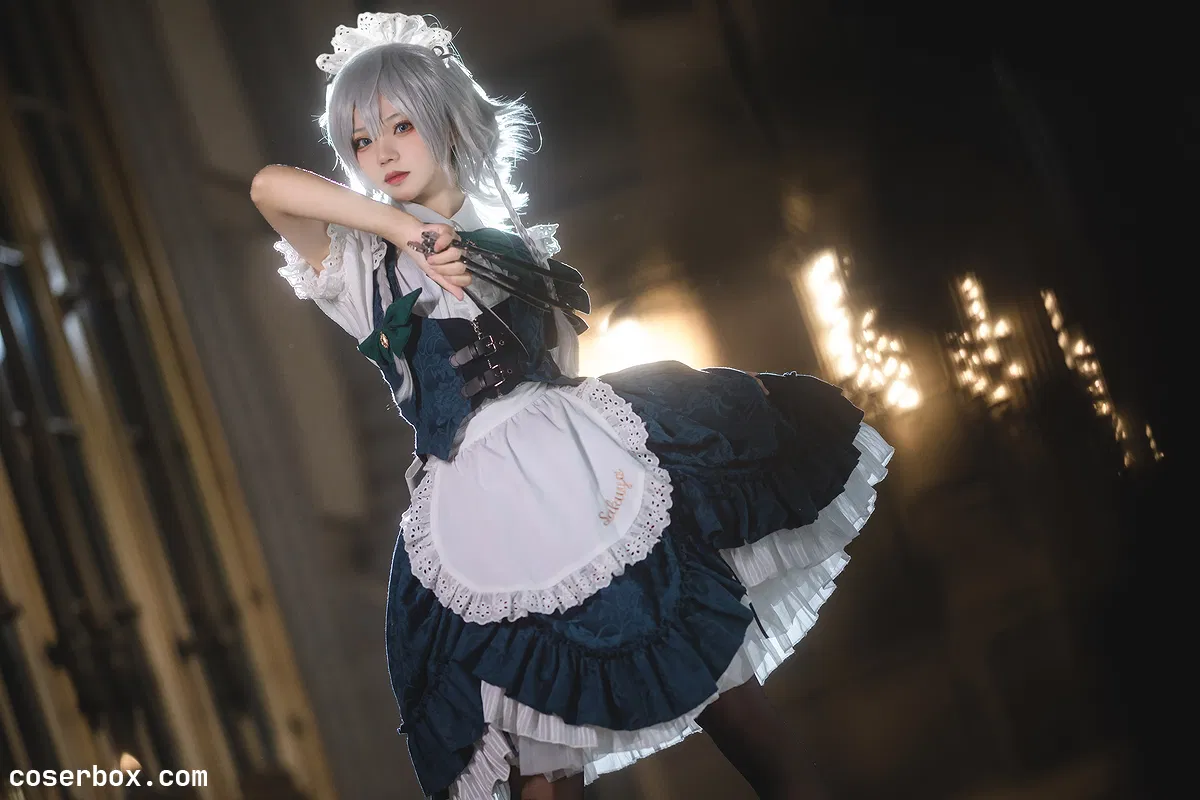 花柒Hana NO.013 星雨咲夜女仆 [10P 152.47MB] - 1