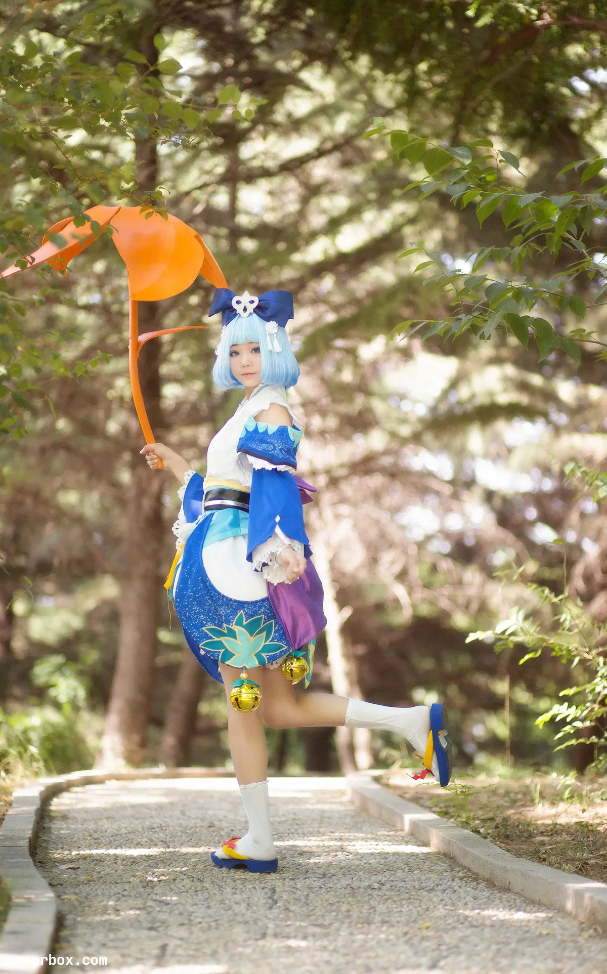 羽天Shine NO.03 阴阳师手游COS阴阳师百魅夜行萤草 [11P 124.95MB] - 1