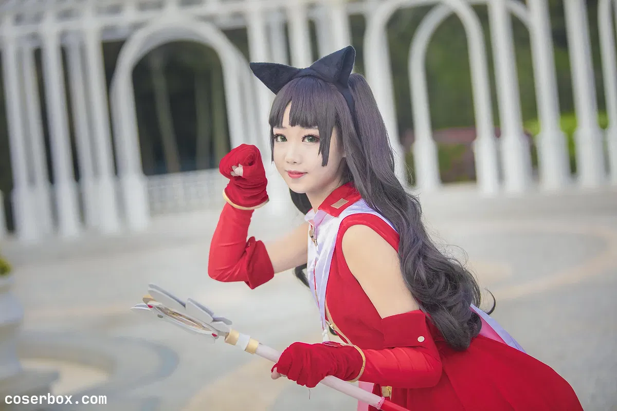 羽天Shine NO.60 魔法少女伊莉雅COS可爱远坂魔法少女 [9P 24.26MB] - 1