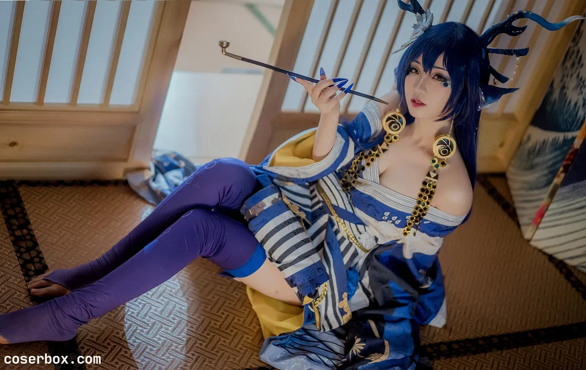 海沫mmmmm  NO.03 love live同人妖怪花魁—祸龙—园田海未 [11P 19.12MB] - 2