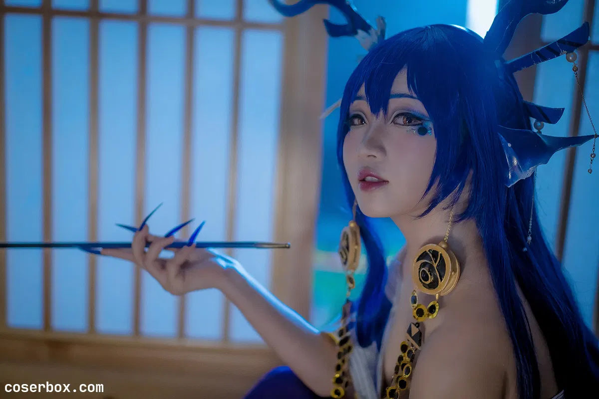 海沫mmmmm  NO.03 love live同人妖怪花魁—祸龙—园田海未 [11P 19.12MB] - 1