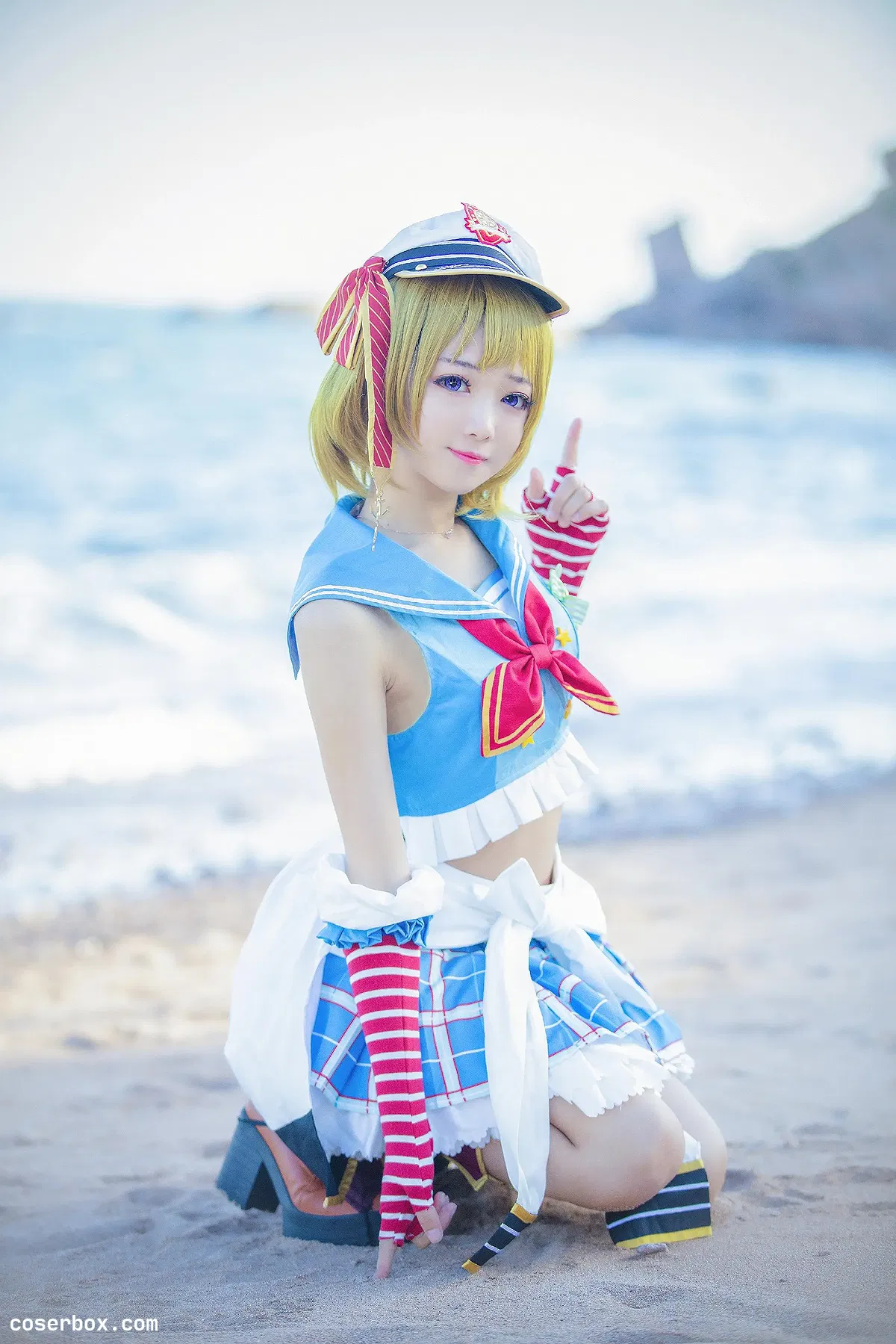 羽天Shine NO.21 LOVE LIVE可爱小泉花阳COS [8P 48.22MB] - 1