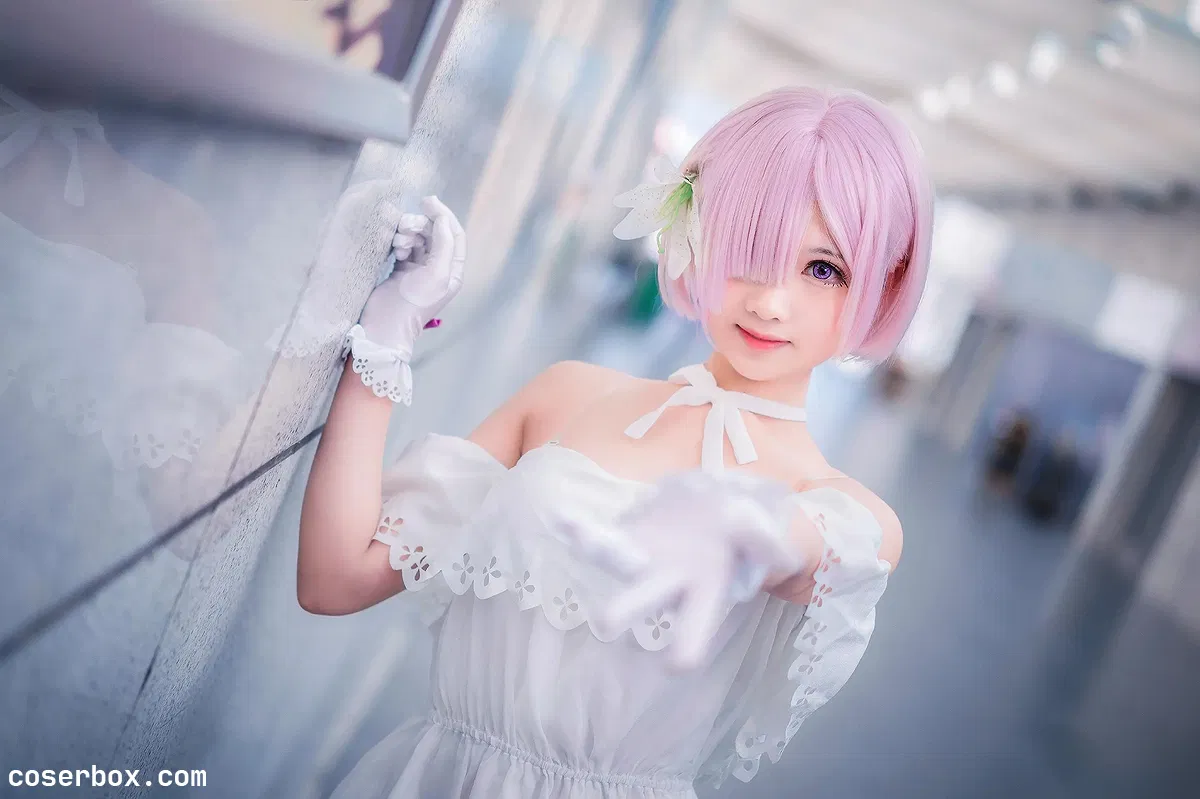 羽天Shine NO.09 FATE GRAND ORDER可爱COS玛修御姐场照 [19P 43.93MB] - 1