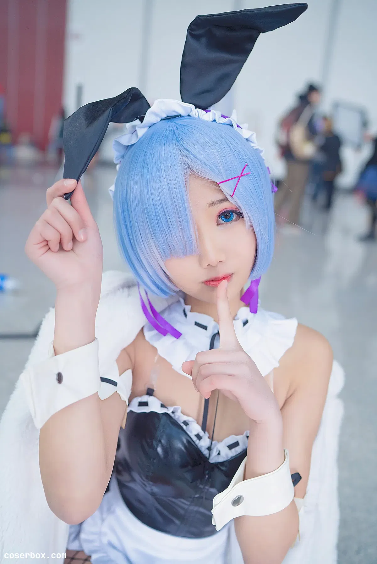 羽天Shine NO.28 RE从零开始的异世界生活COS蕾姆场照~ [9P 17.14MB] - 2