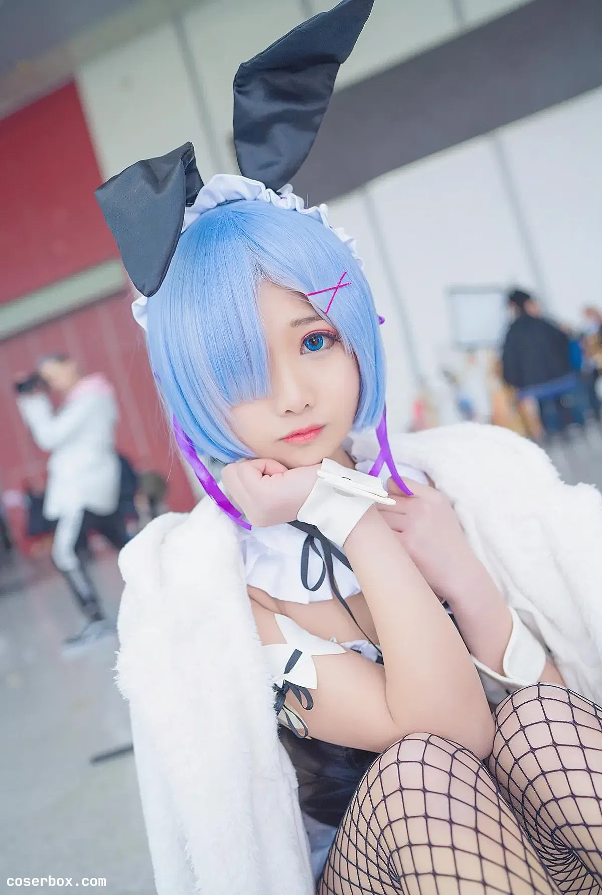 羽天Shine NO.28 RE从零开始的异世界生活COS蕾姆场照~ [9P 17.14MB] - 1