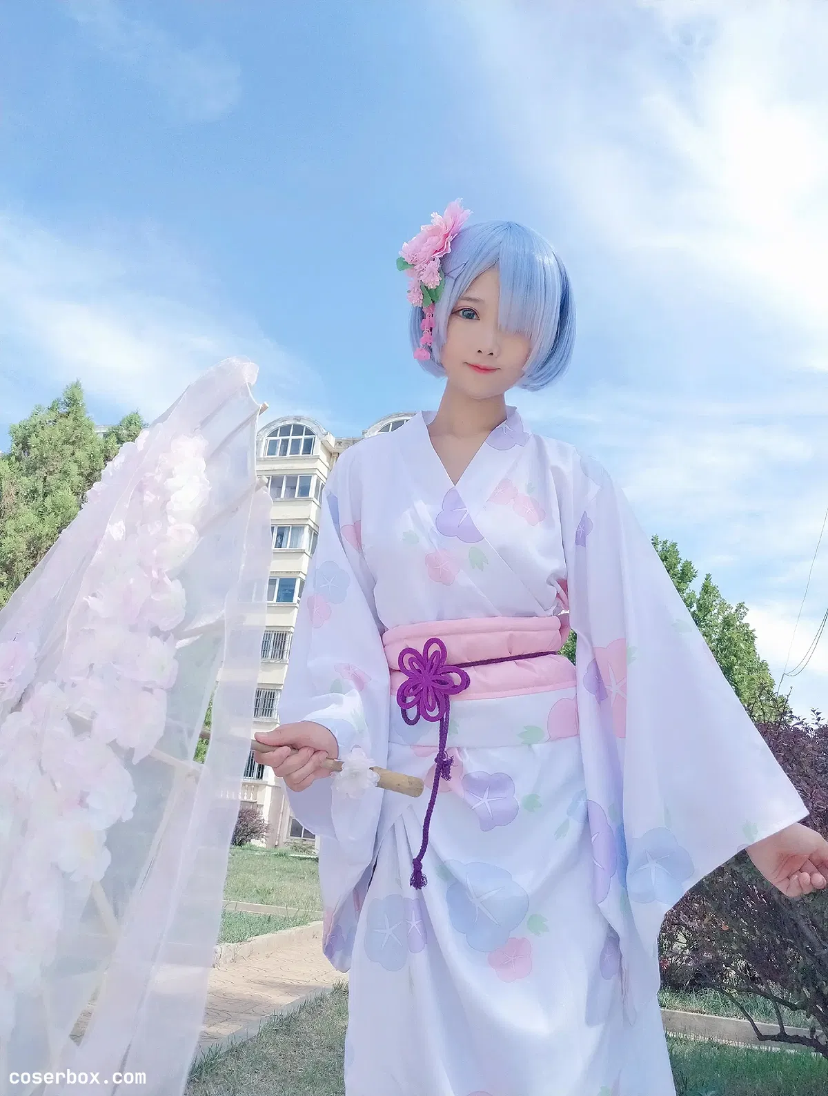 羽天Shine NO.24 RE从零开始的异世界生活COS穿搭手か蕾姆 [10P 38.01MB] - 1