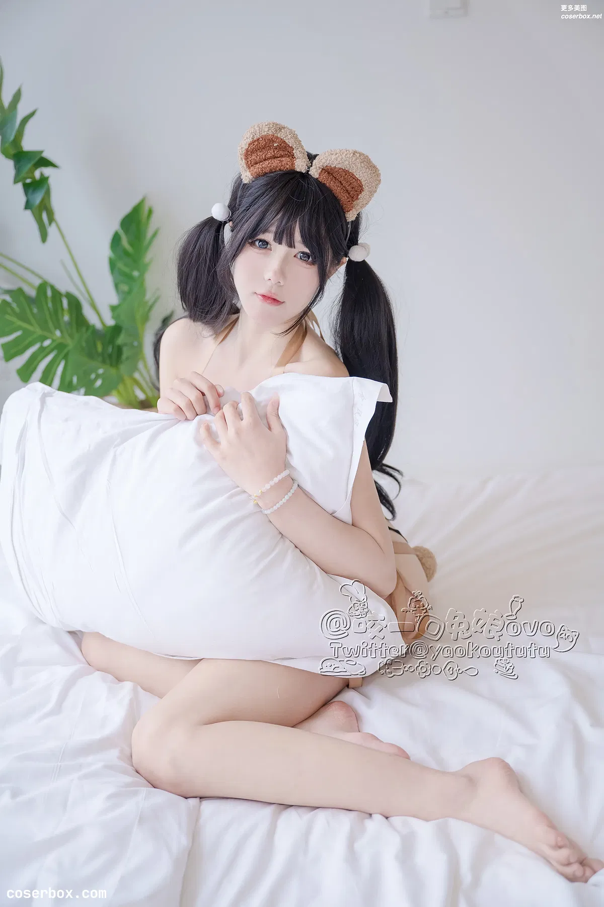 黏黏团子兔 NO.17 小熊睡衣 [60P 342.32MB] - 2