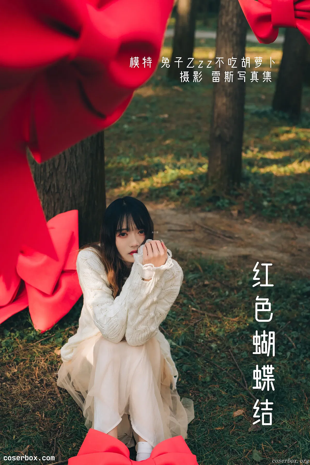 兔子Zzz不吃胡萝卜 NO.025 红色蝴蝶结 [22P 383.36MB] - 1