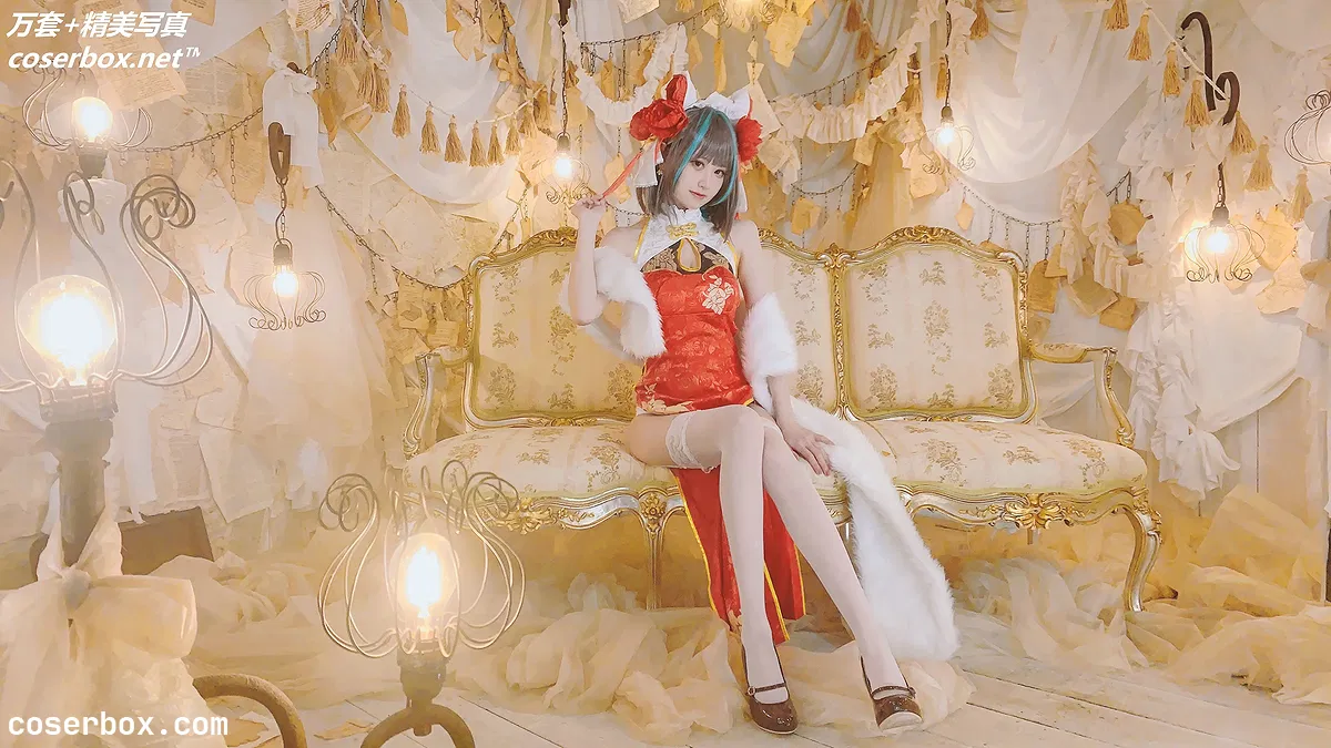 千阳(ちよ) NO.010 柴郡旗袍cos [9P 110.32MB] - 1