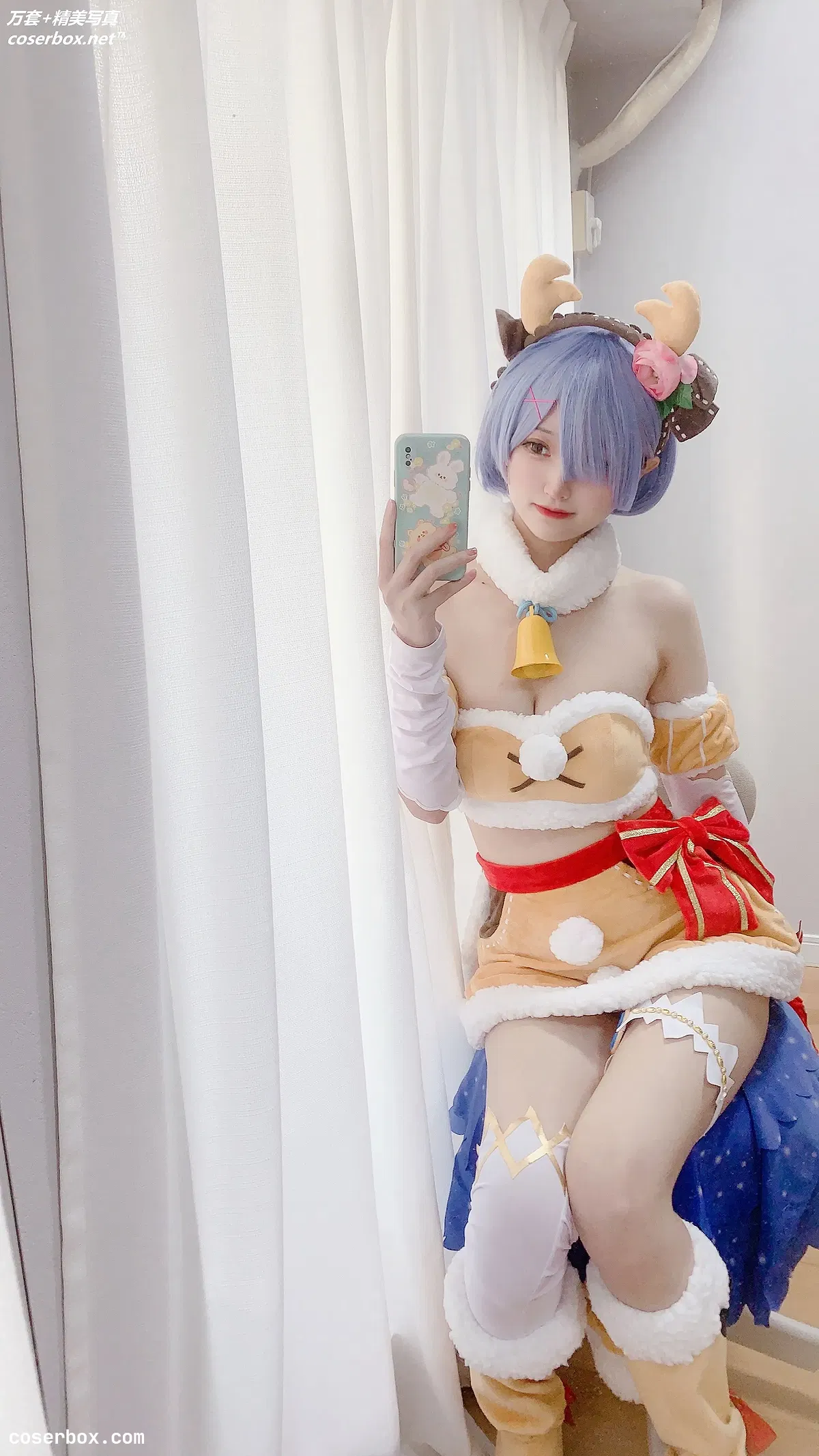 千阳(ちよ) NO.025 雷姆圣诞驯鹿～ [11P 119.3MB] - 2