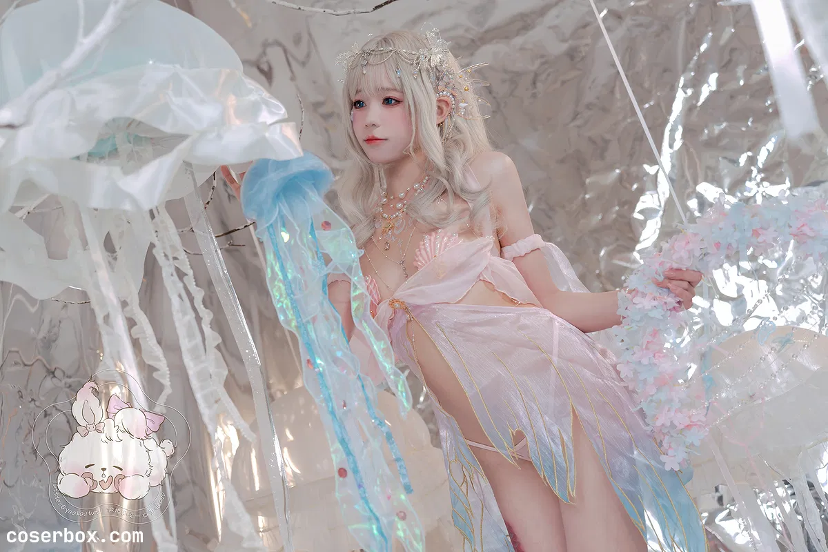 黏黏团子兔 NO.027 四月订阅『海的女儿』 [53P 2V 1.07GB] - 1