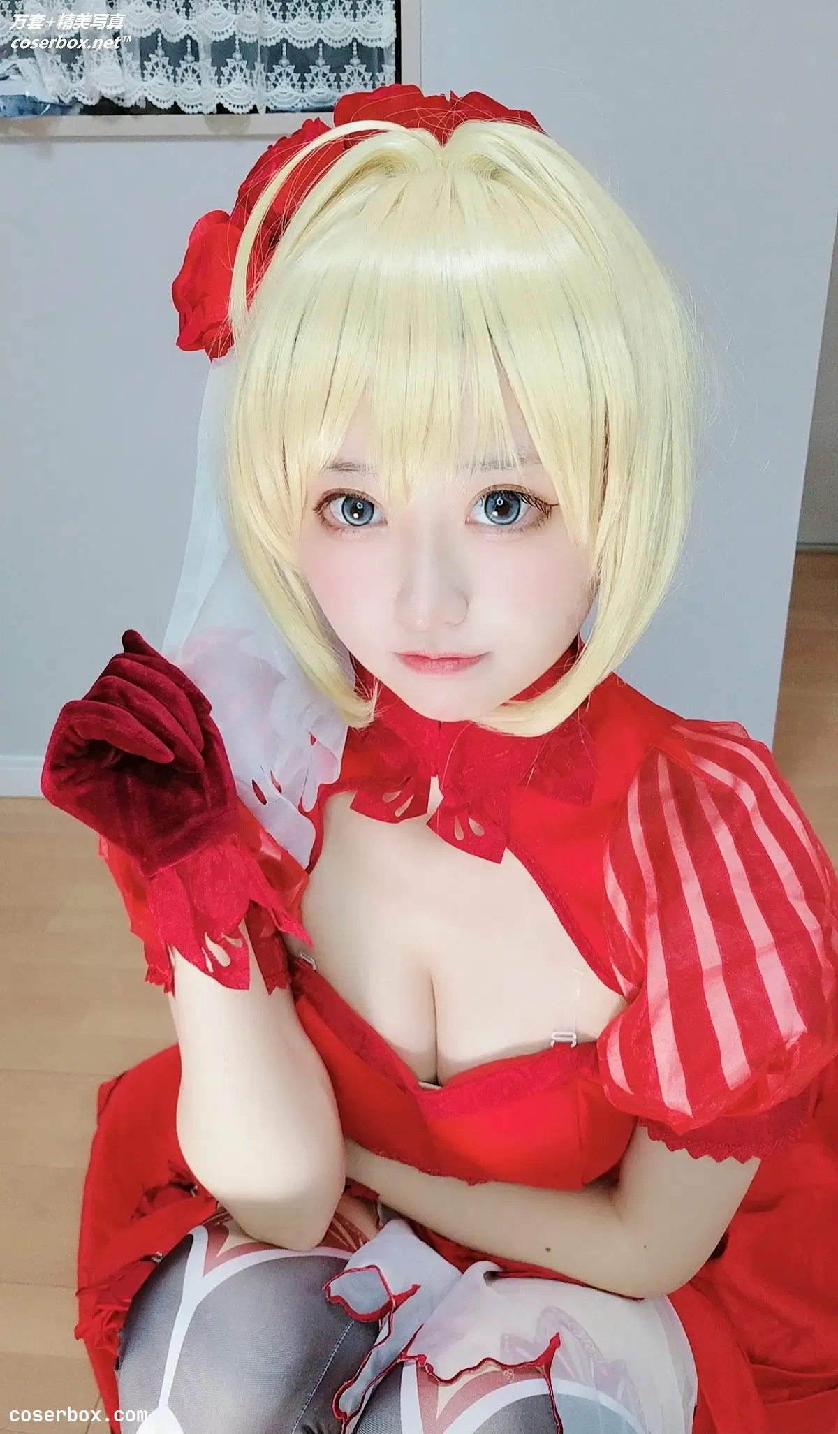 千阳(ちよ) NO.038 尼禄红礼服 [11P 73.21MB] - 1