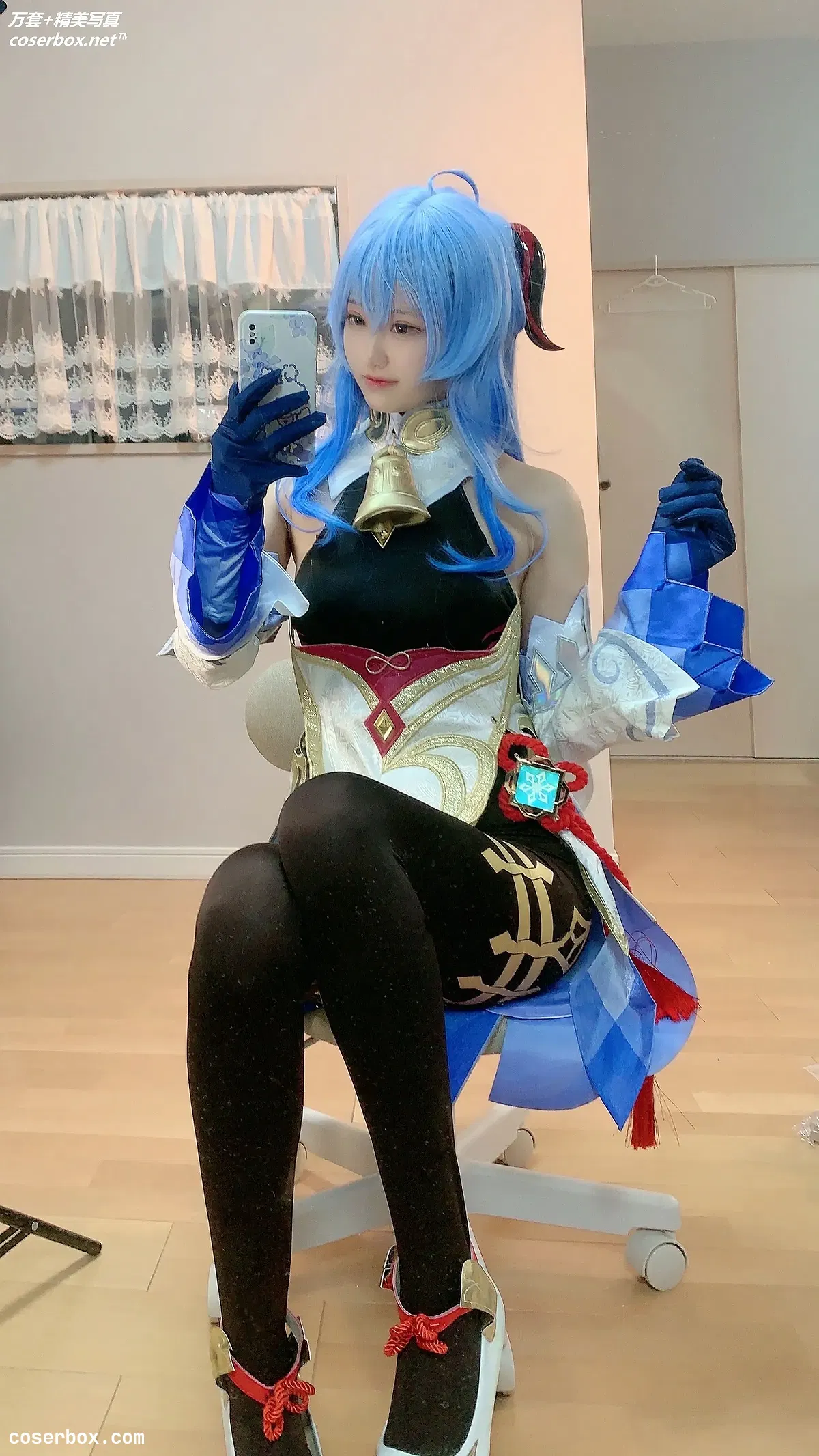 千阳(ちよ) NO.018 甘雨对镜拍 [13P 147.27MB] - 1